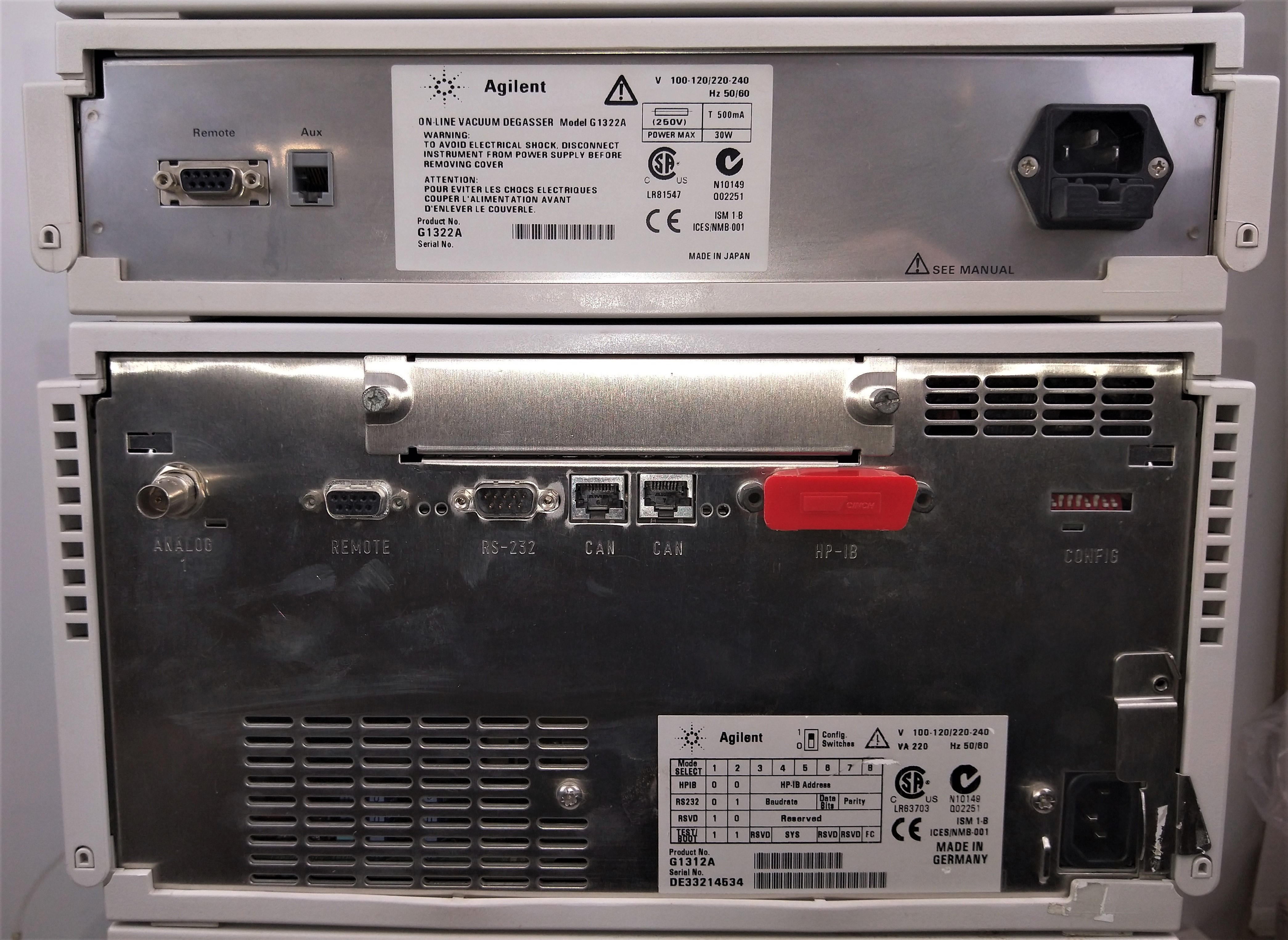 Used MDS Sciex API 3000 - Agilent 1100 HPLC-MS Spectrometer System