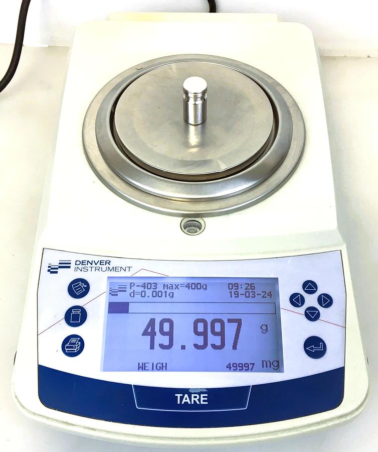 Used Denver Pinnacle P-403 Precision Balance (400g x 0.001g)