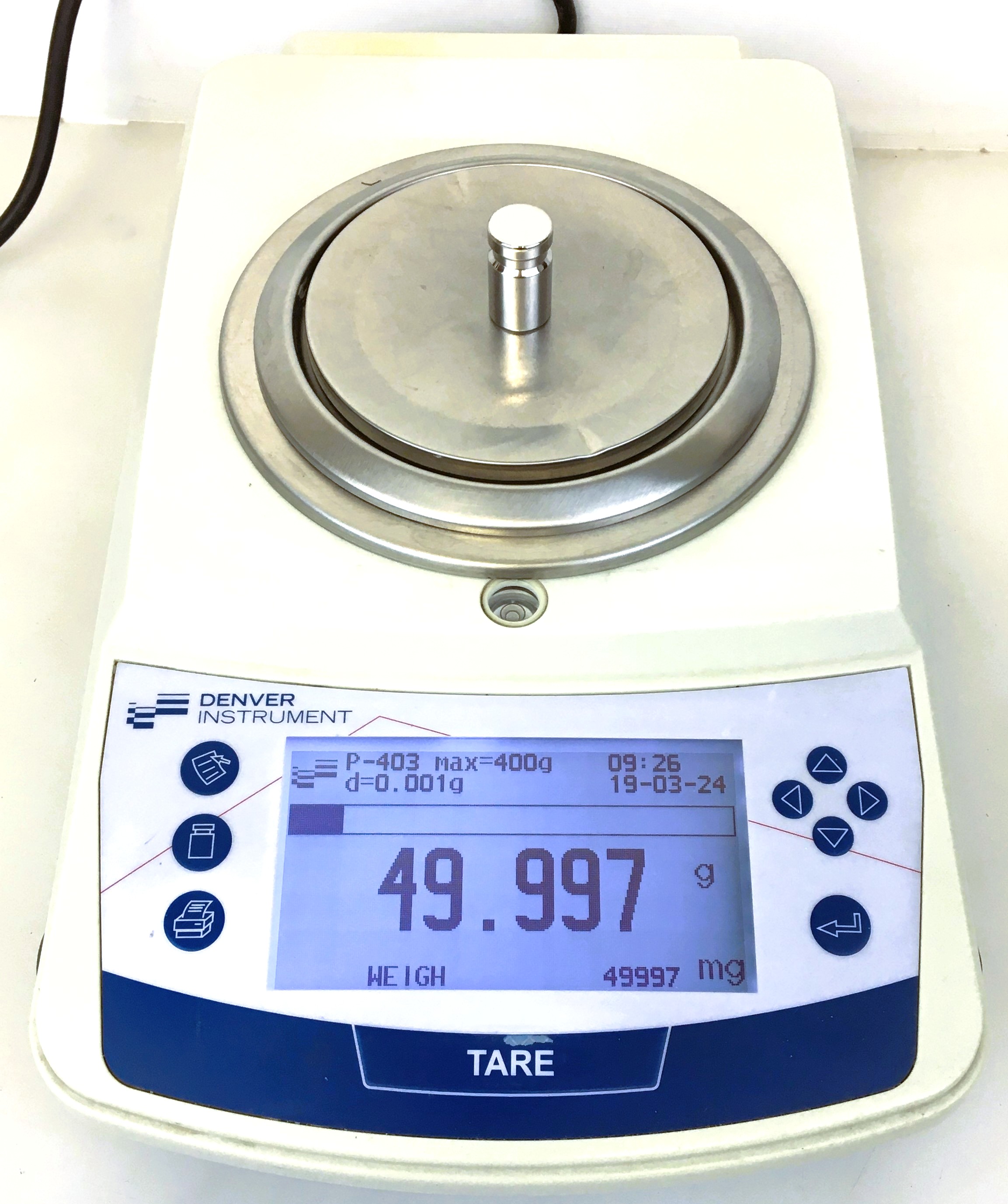 Used Denver Pinnacle P-403 Precision Balance (400g x 0.001g)
