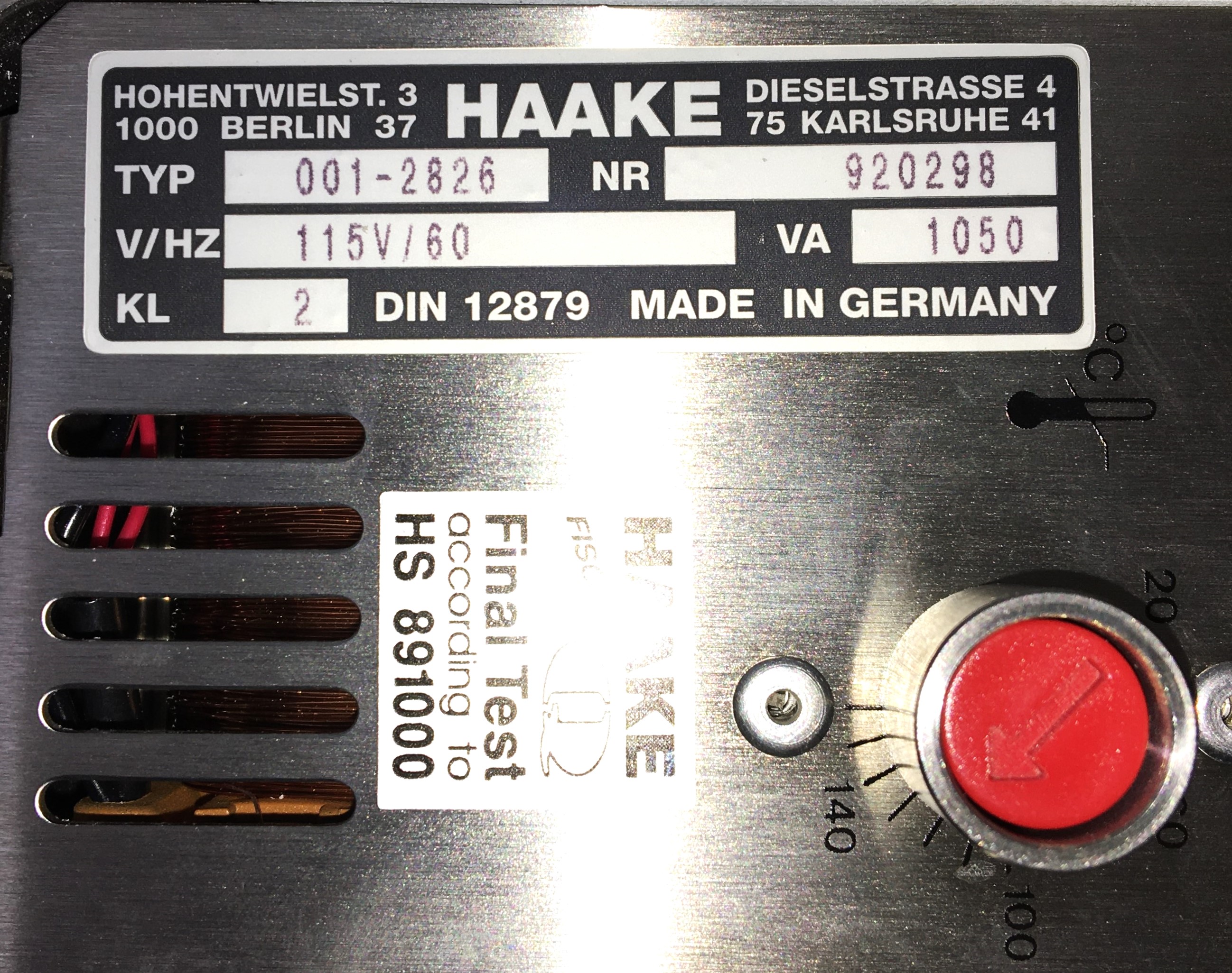 New Open Box Haake (Fisons) D8-L Circulating Bath (3L)