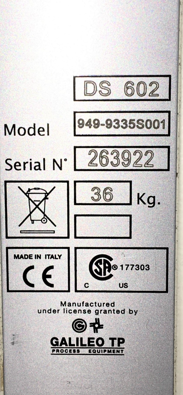 Used Varian (Agilent) DS 602 Rotary Vacuum Pump (17.6cfm)
