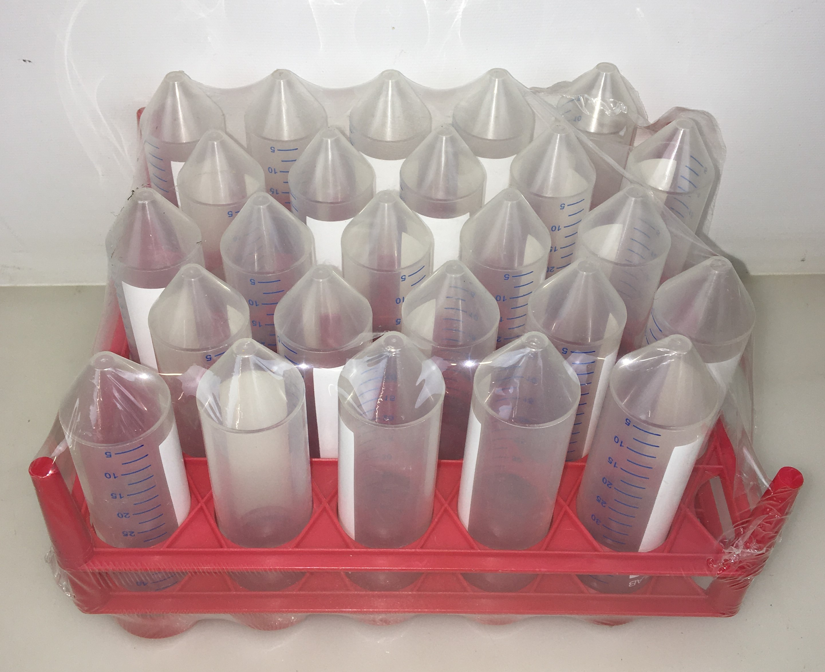 New Open Box Sarstedt CTS-506 Conical 50mL Culture Tube (Rack of 25)