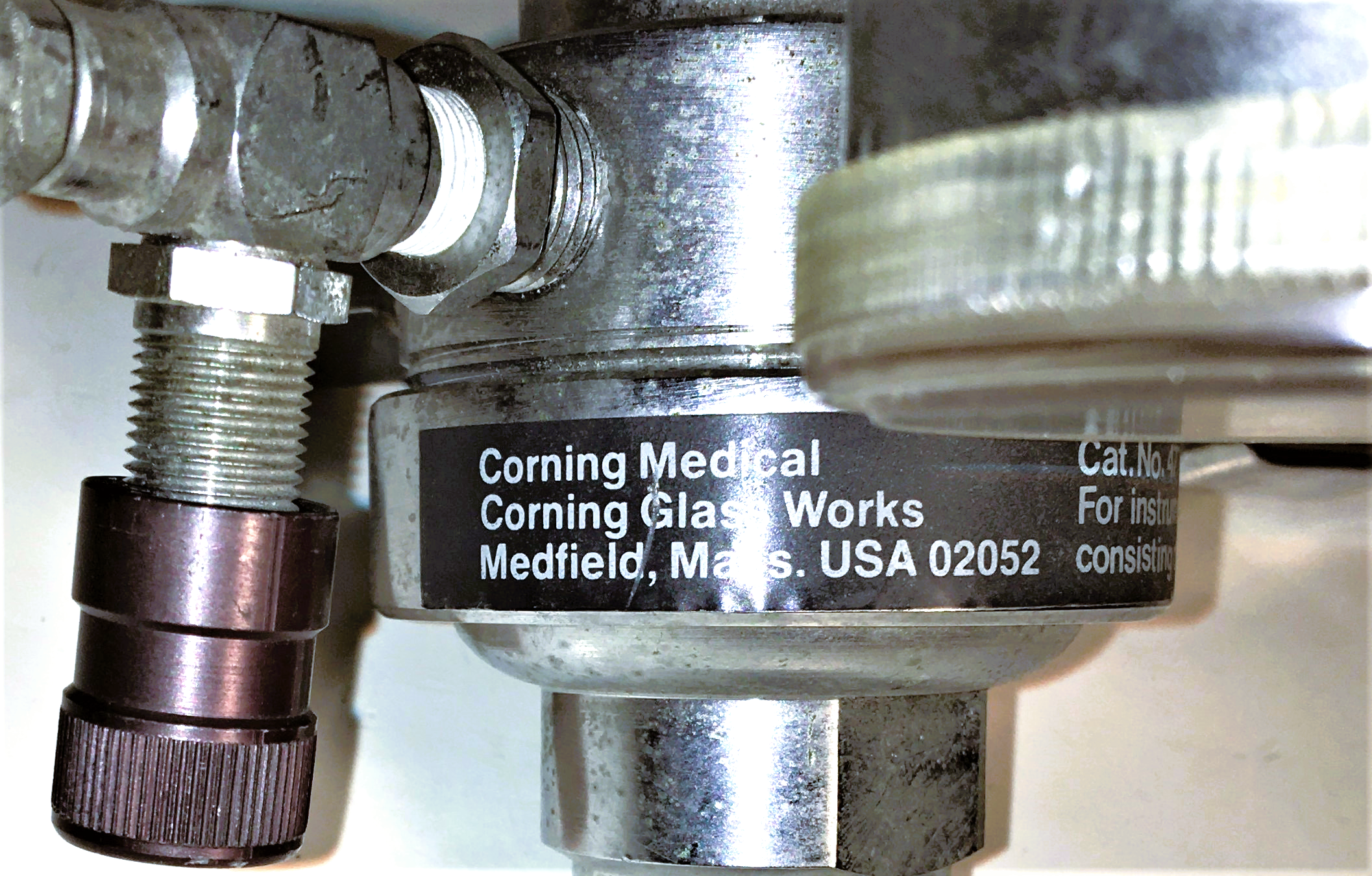 Used Corning 477422 Dual-Stage Pressure Regulator