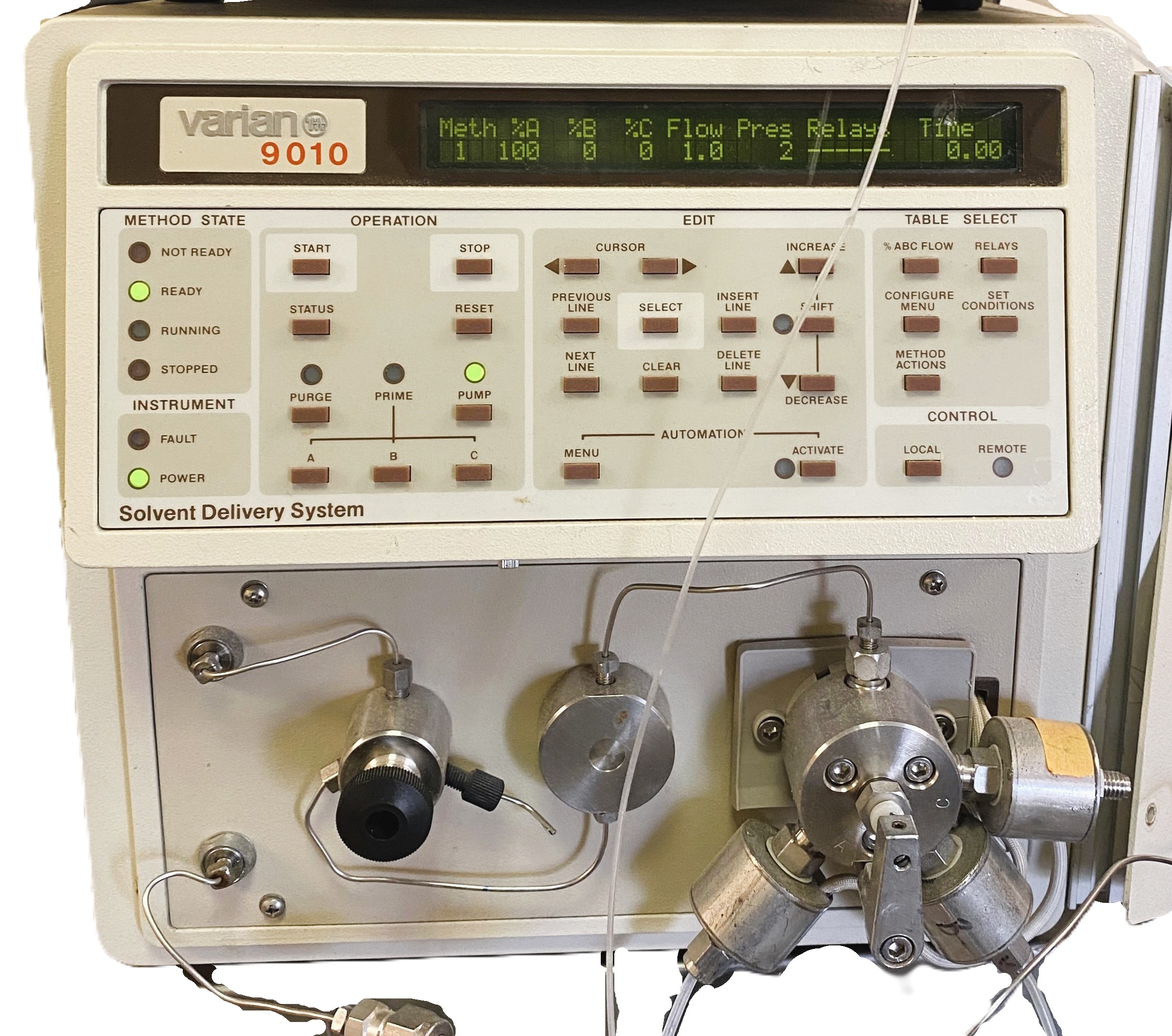 Used Varian 9000 Series UV-Visible HPLC System