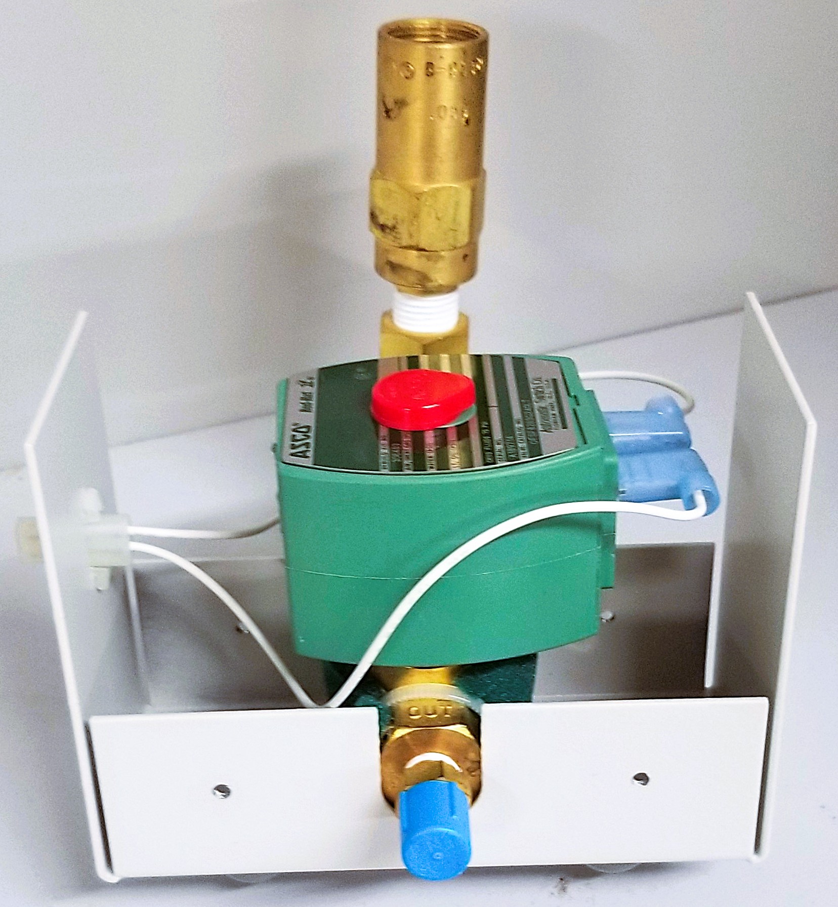 Used ASCO Red Hat II (OFSF-8263-G240LT) Solenoid Valve with Mount