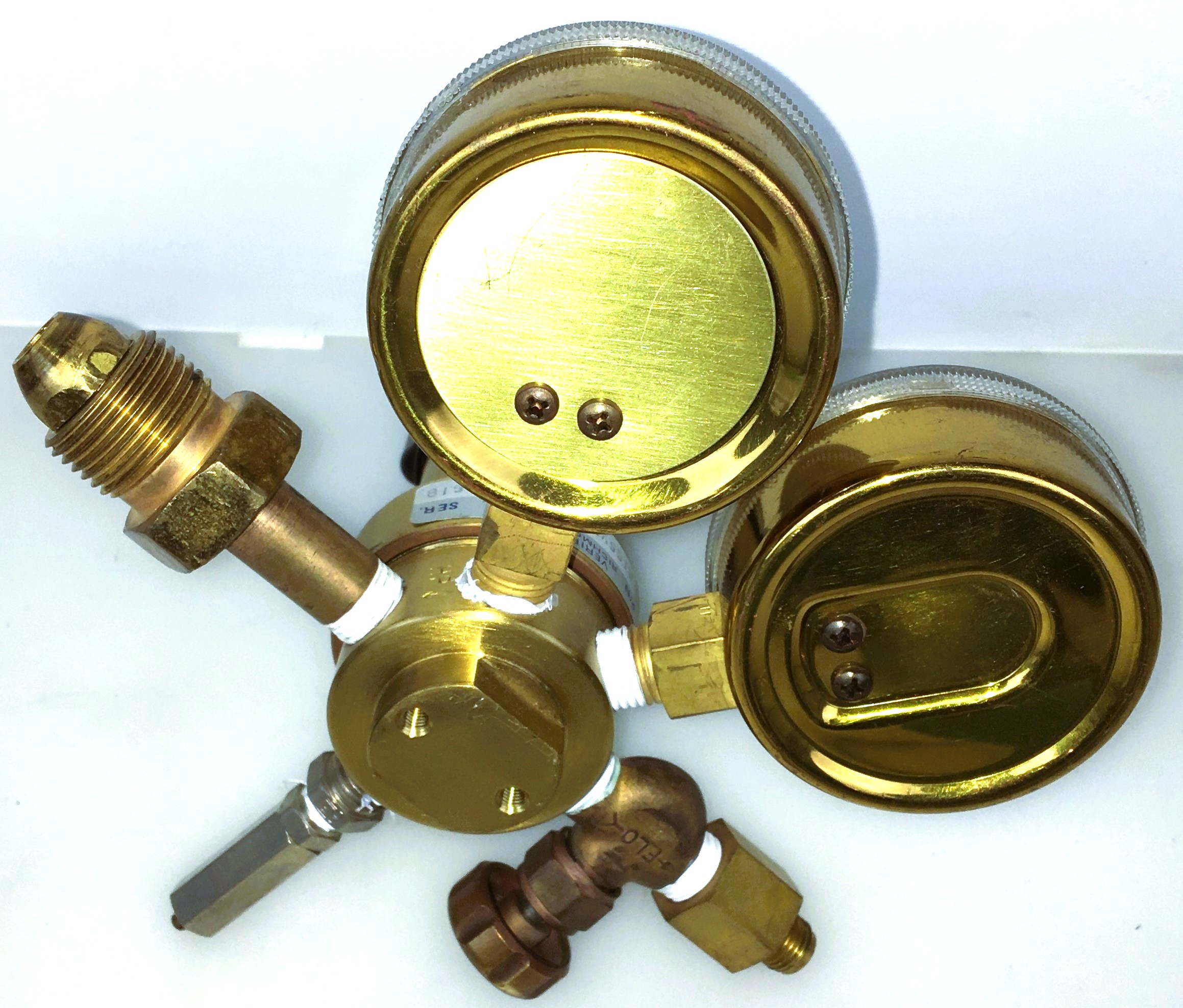 Used Veriflo AI-65VB2 Dual Stage Pressure Regulator (CGA 580)