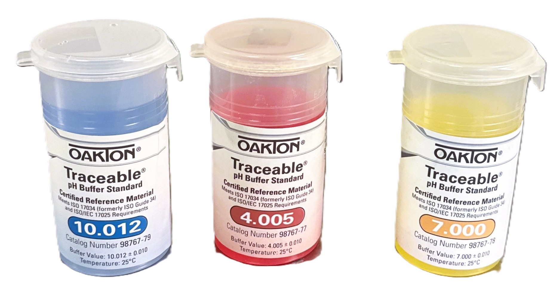 New Oakton Traceable pH Buffer Solution Kit