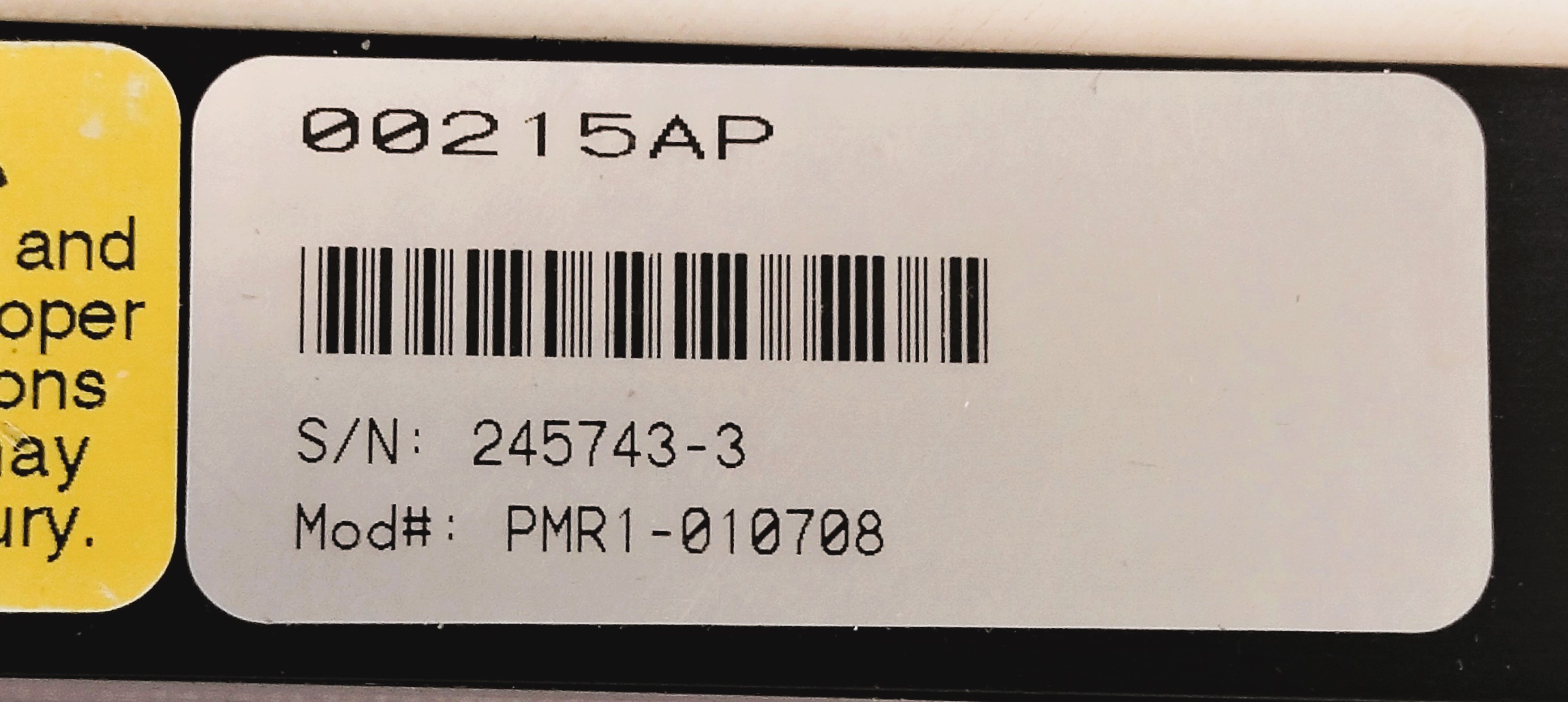 Used Cole-Parmer PMR1-010708 Variable Area Flow Meter (100mL/min)
