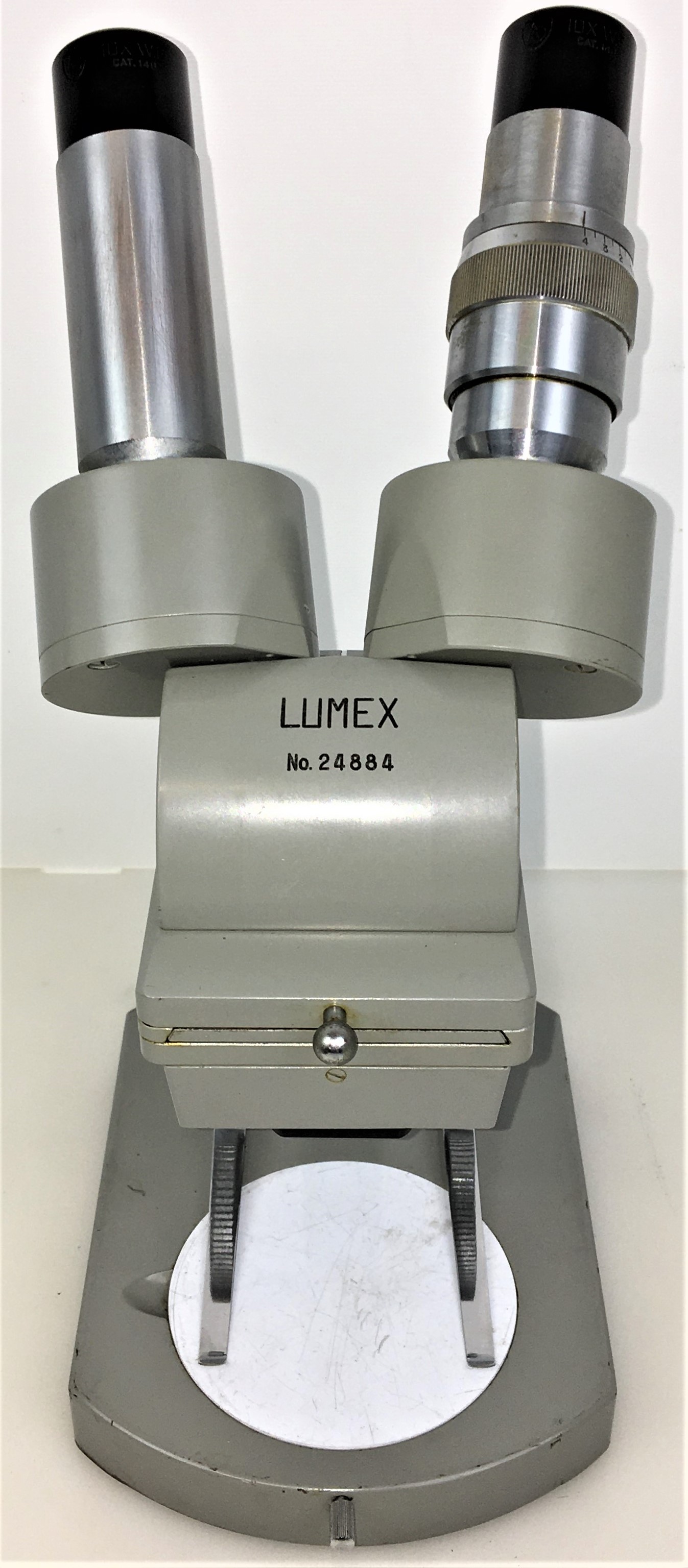 Used Precision Optics Lumex Stereo Microscope with Wooden Case