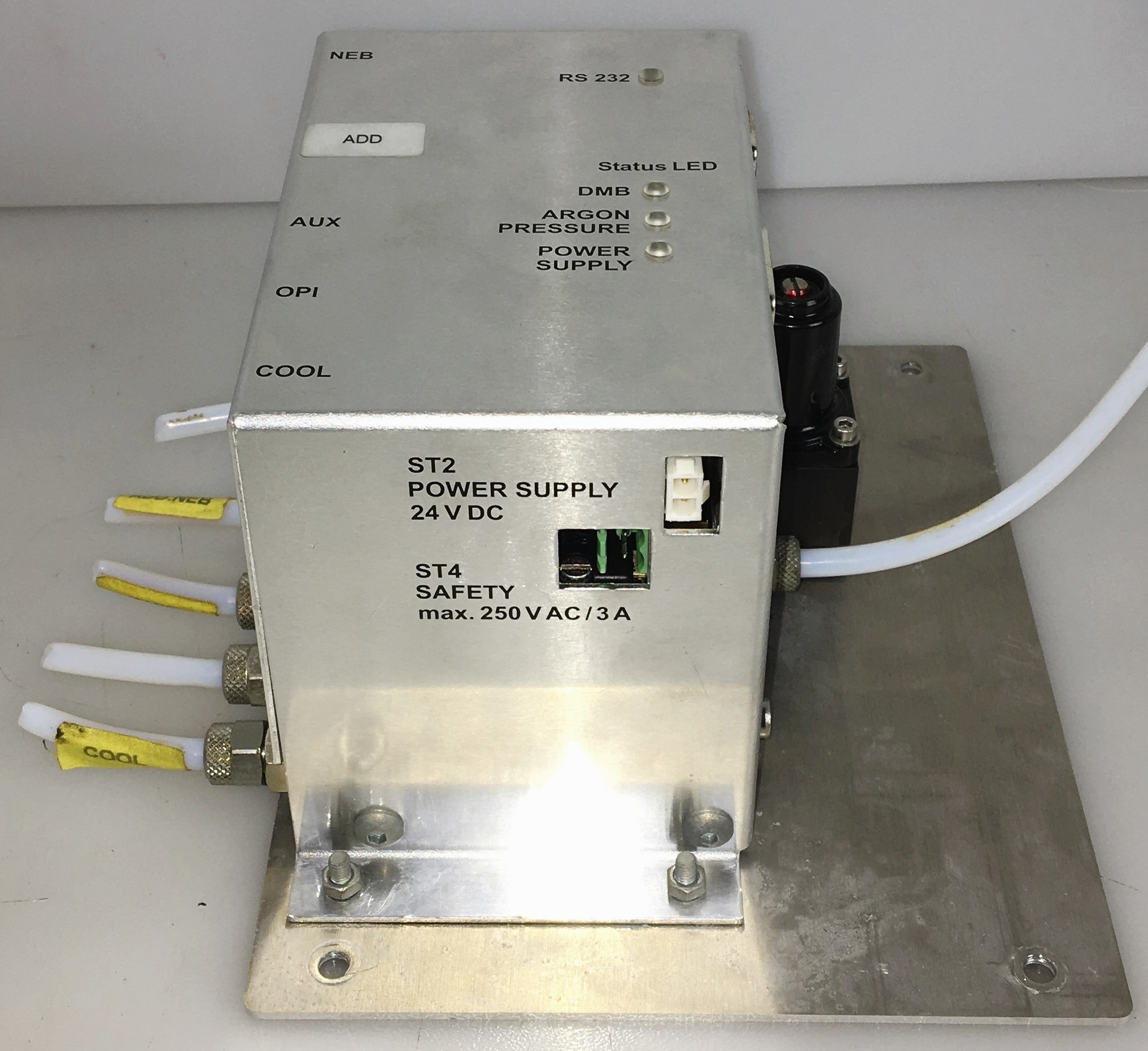 As is Spectro 75260601 X-Change Argon Control Unit