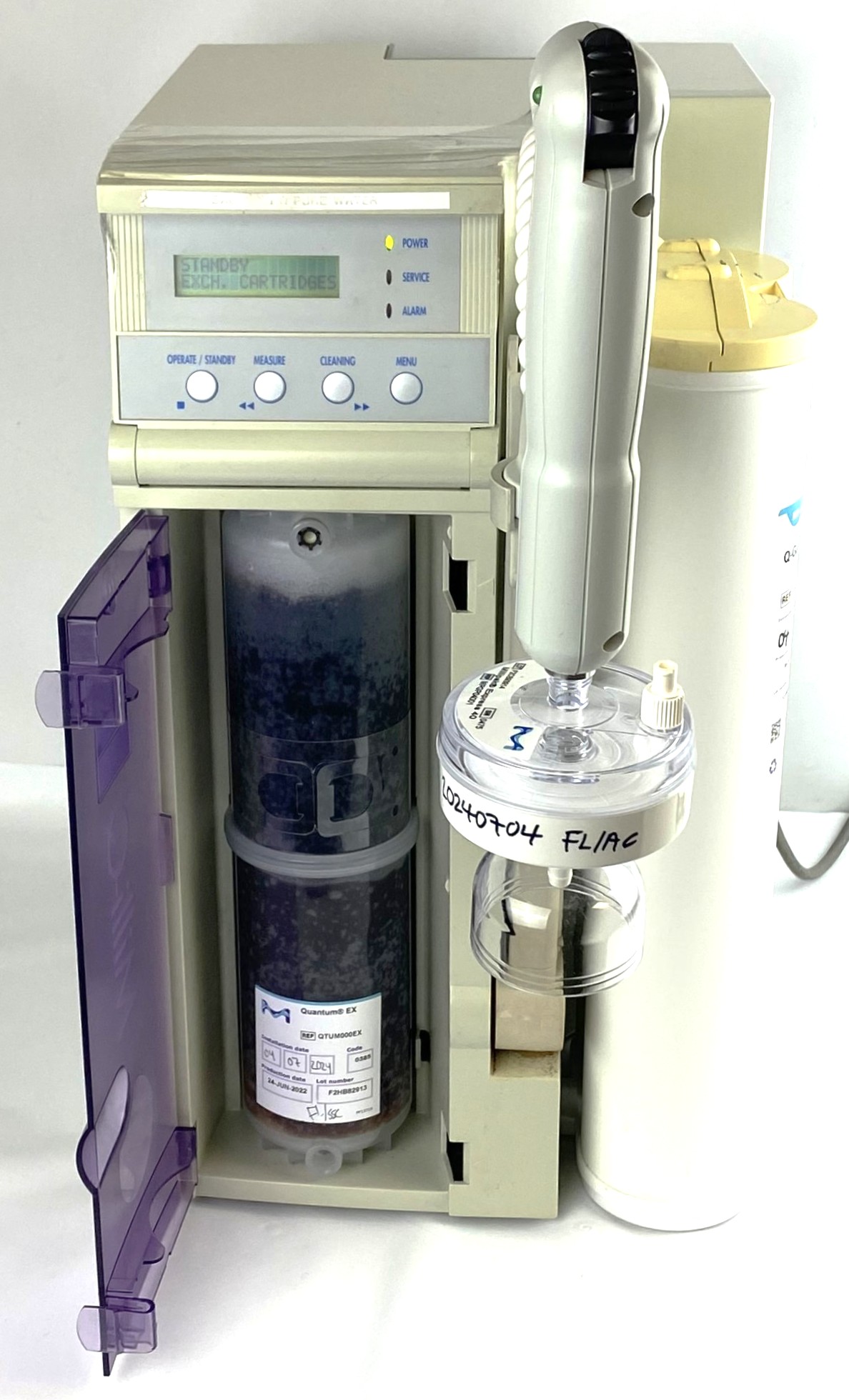 Used Millipore Milli-Q Gradient A10 Water Purifier with Q-Pod Dispenser