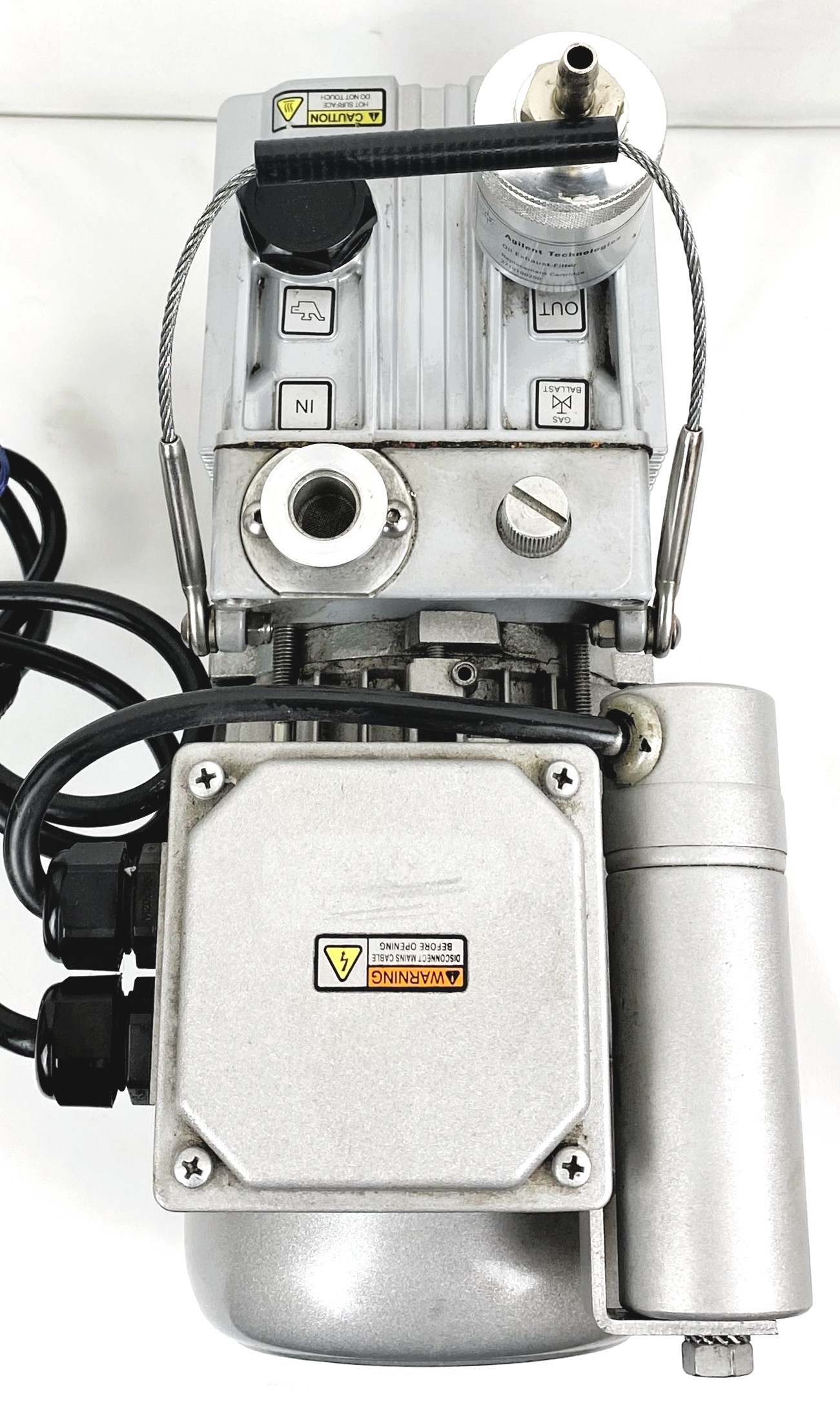 Used Agilent DS 42 Rotary Vacuum Pump with Oil Exhaust Filter (1.2cfm)