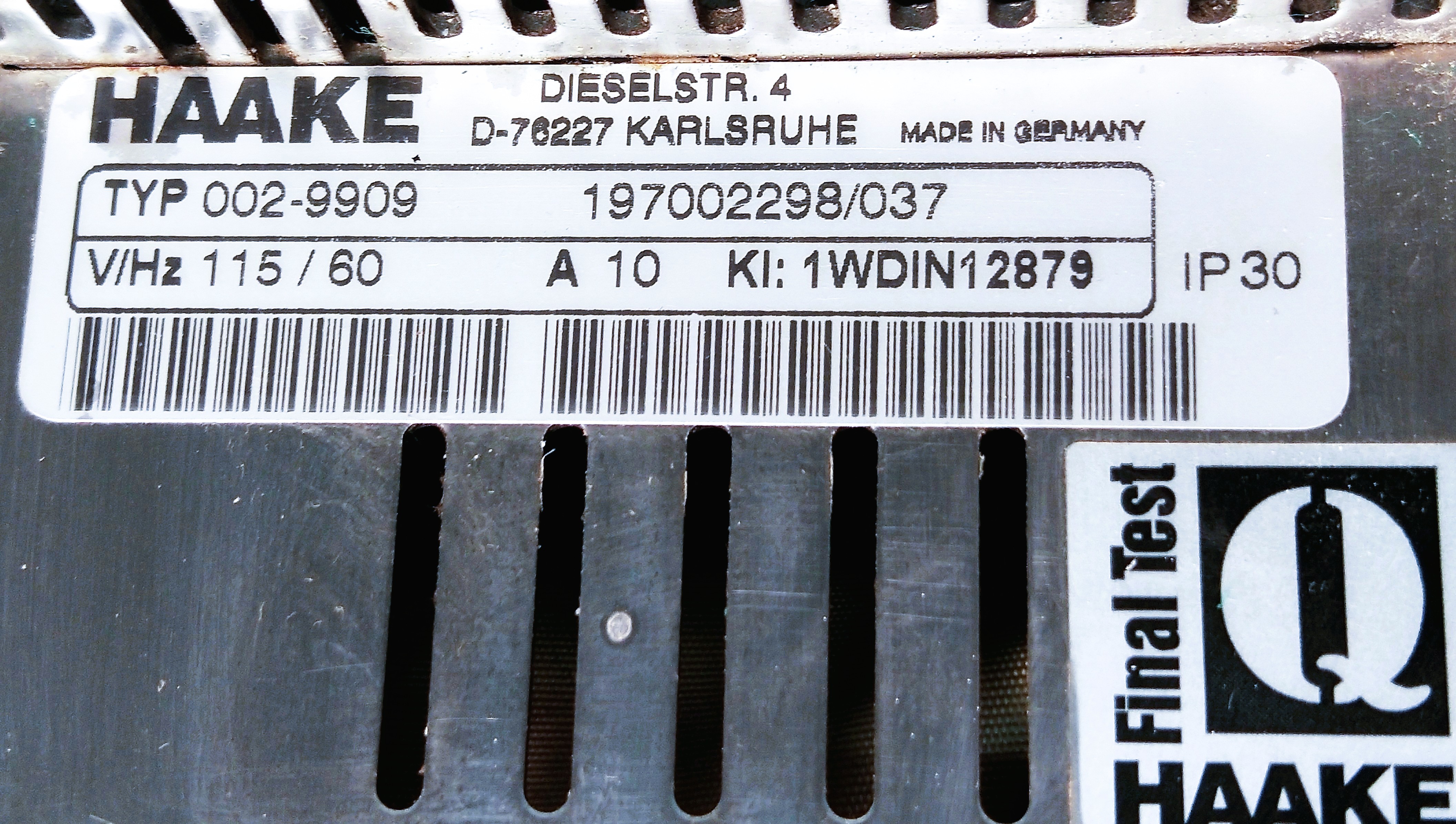 Used Haake C1-W13 Circulating Bath (15L)