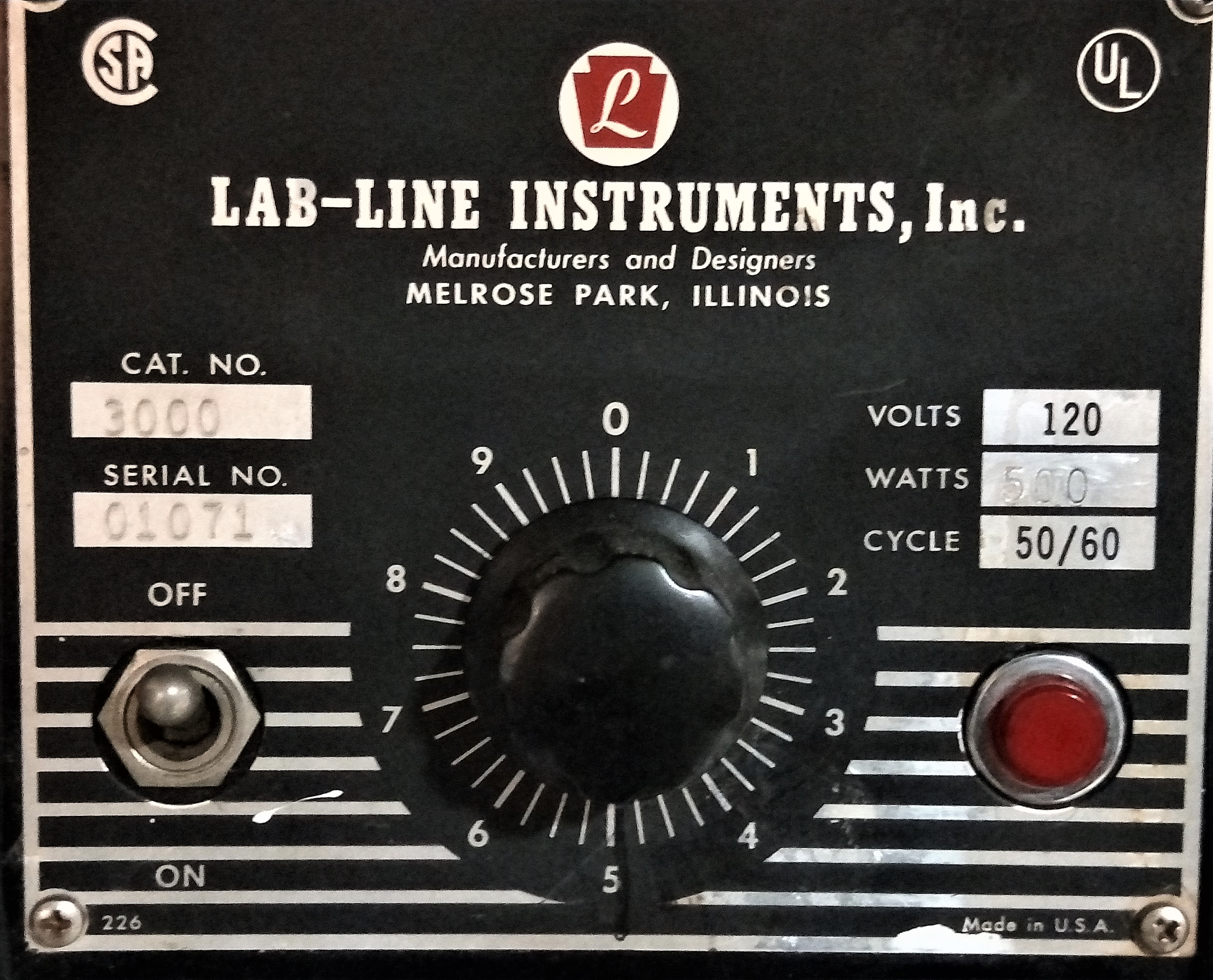 Used Lab-Line 3000 Water Bath