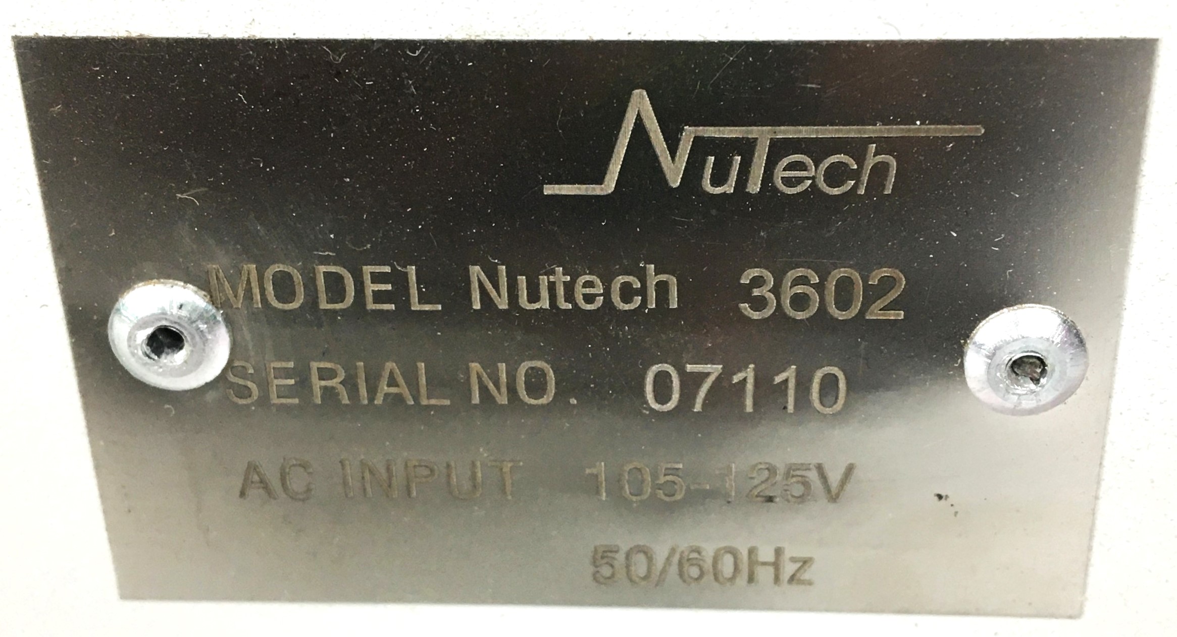 Used Nutech 2800-3602 Portable Headspace Autosampler