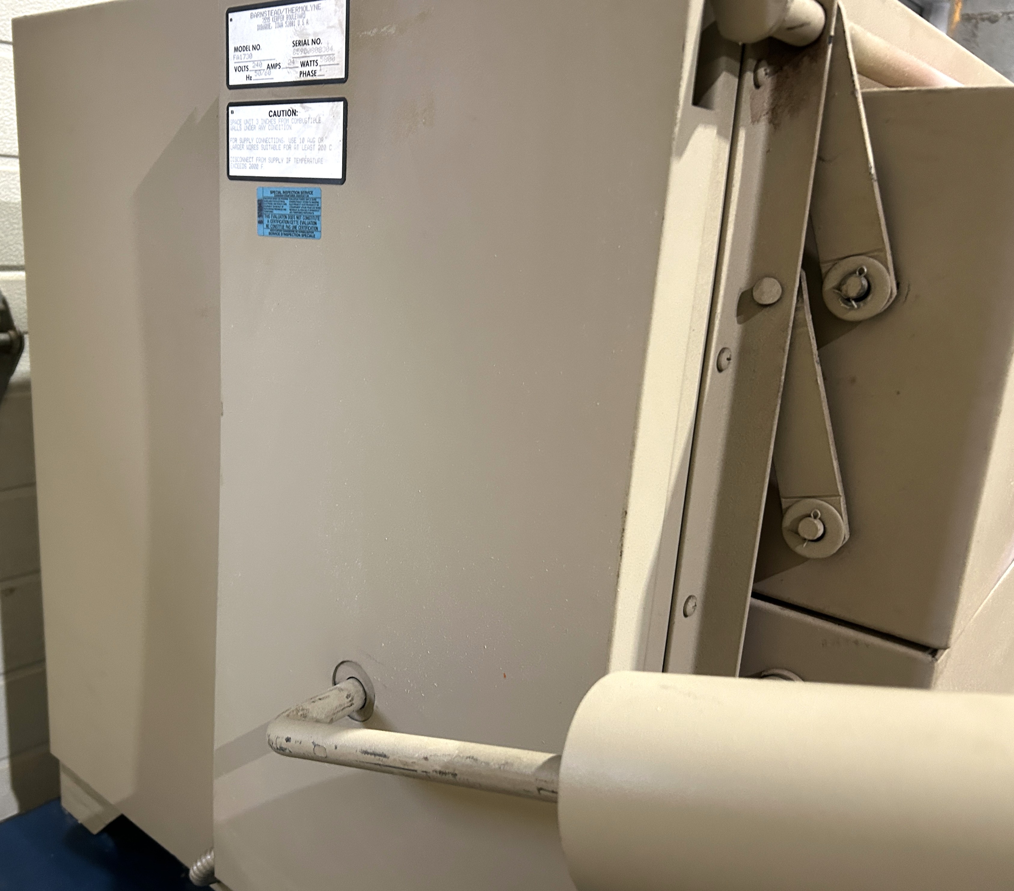 Used Barnstead Thermolyne FA1730 Muffle Furnace (0.7 Cu-Ft)