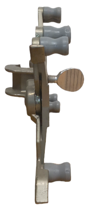 Used Fisher Castaloy-R 3361-4 Double Burette Clamp