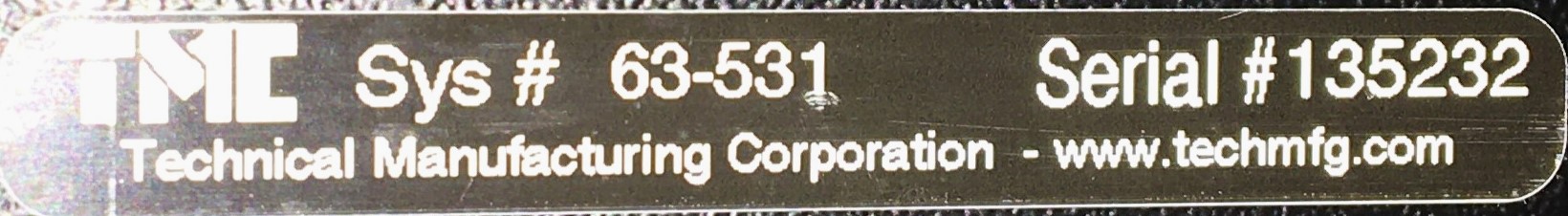 Used TMC Micro-g 63-531 Anti-Vibration Balance Table with Gimbal Piston Isolators