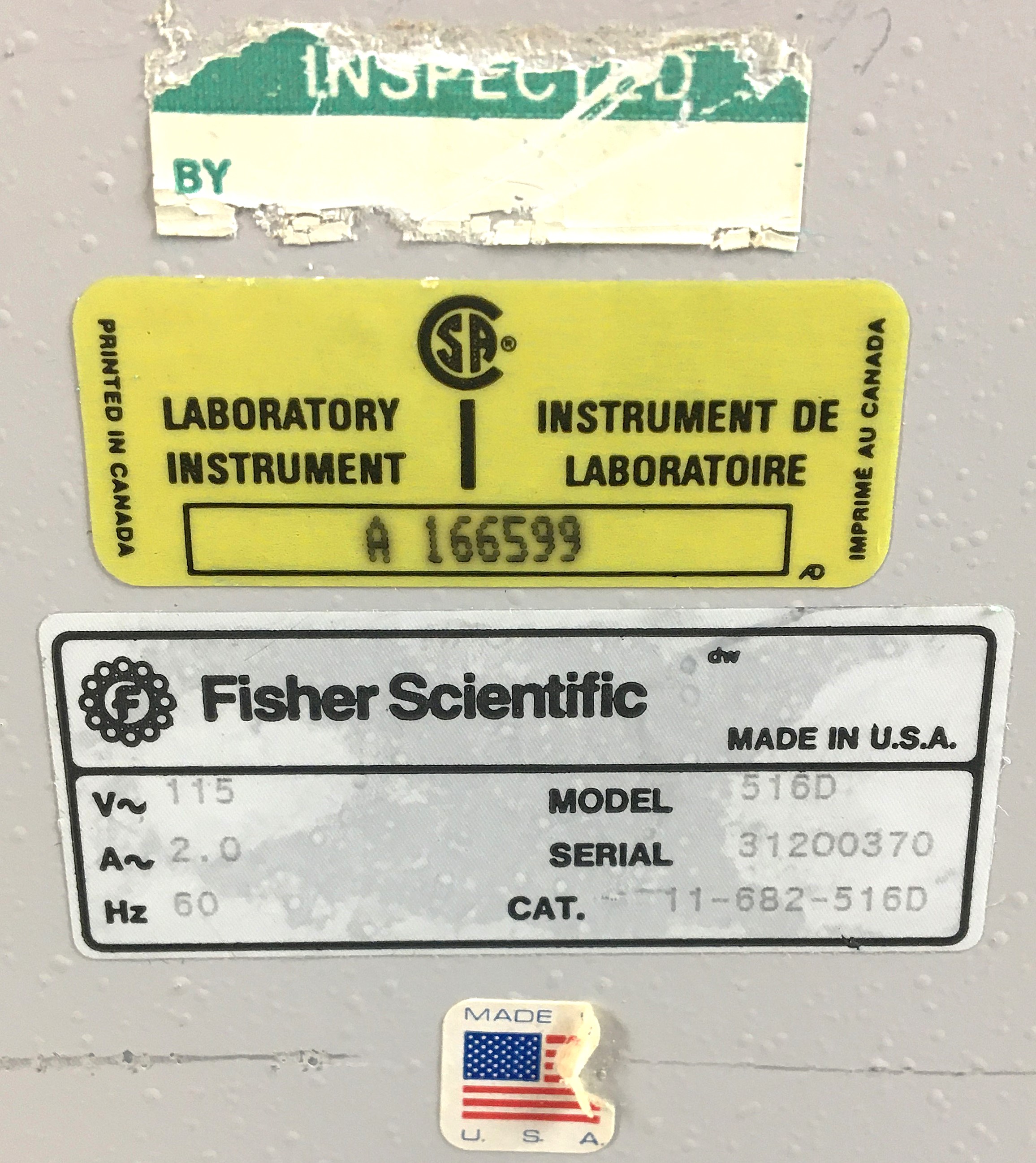 Used Fisher Isotemp 516D Gravity-Convection Incubator (1.6 Cu-Ft)