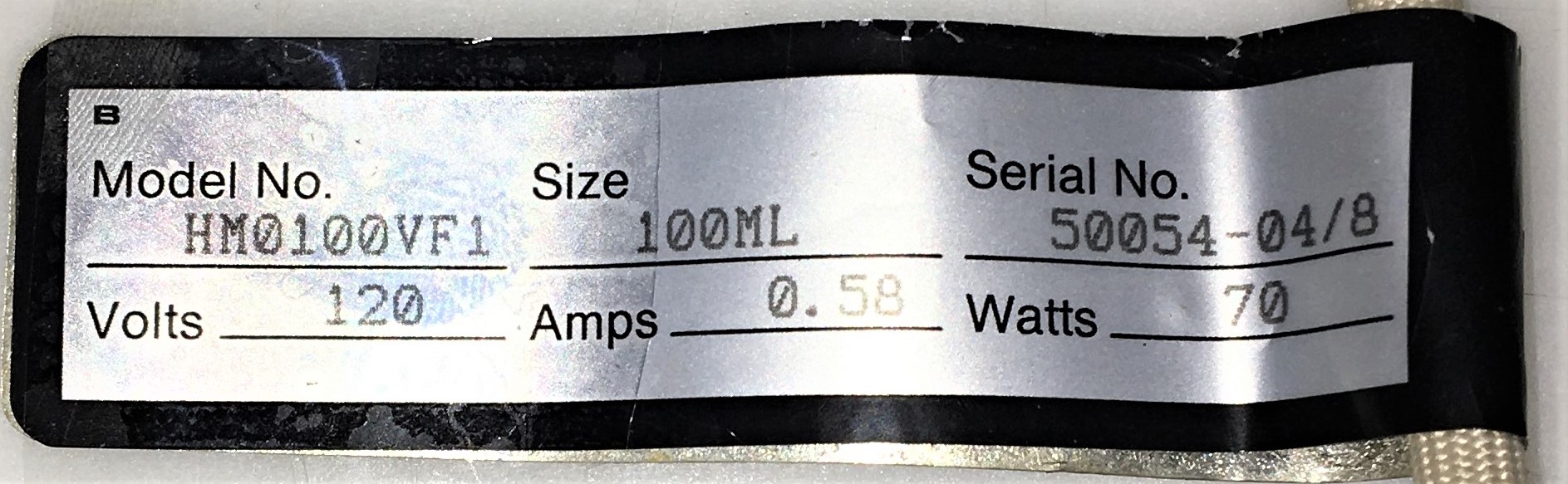 Used BriskHeat HM0100VF1 Heating Mantle - 100mL
