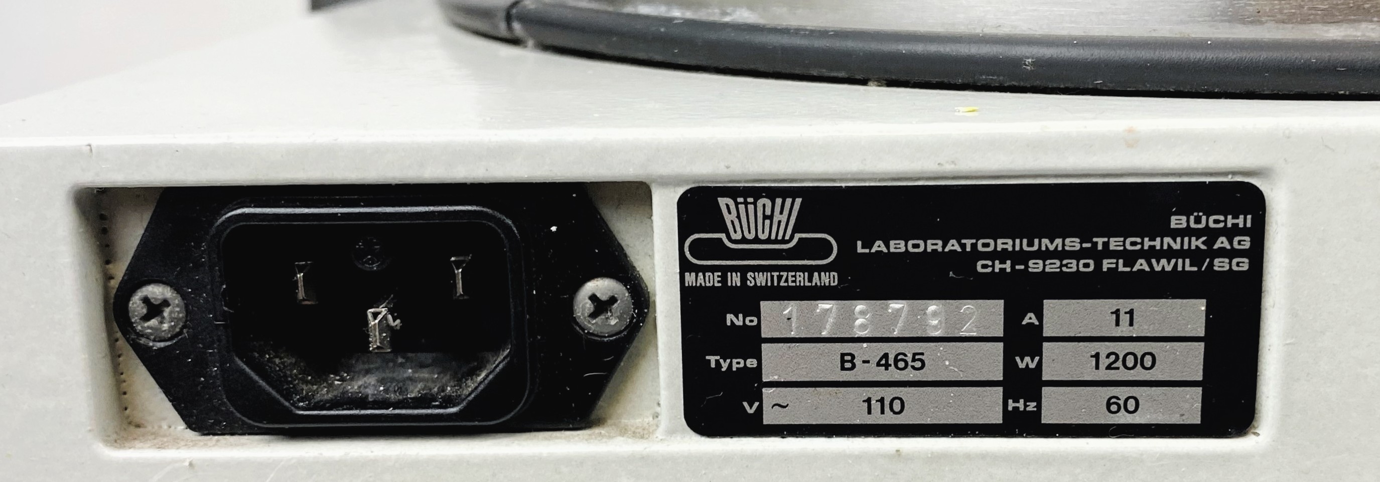 Used Buchi Rotavapor RE-111 Rotary Evaporator with B-465 Bath - COMPLETE