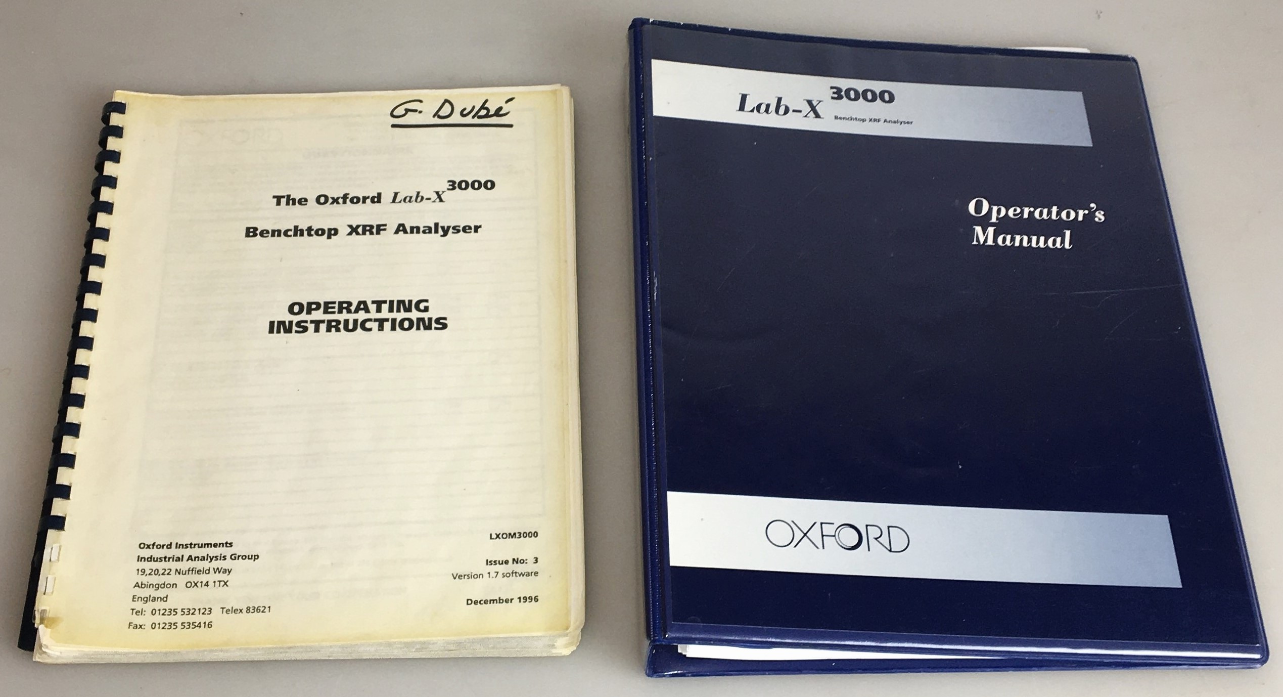 Used Oxford Lab-X 3000 XRF Analyzer