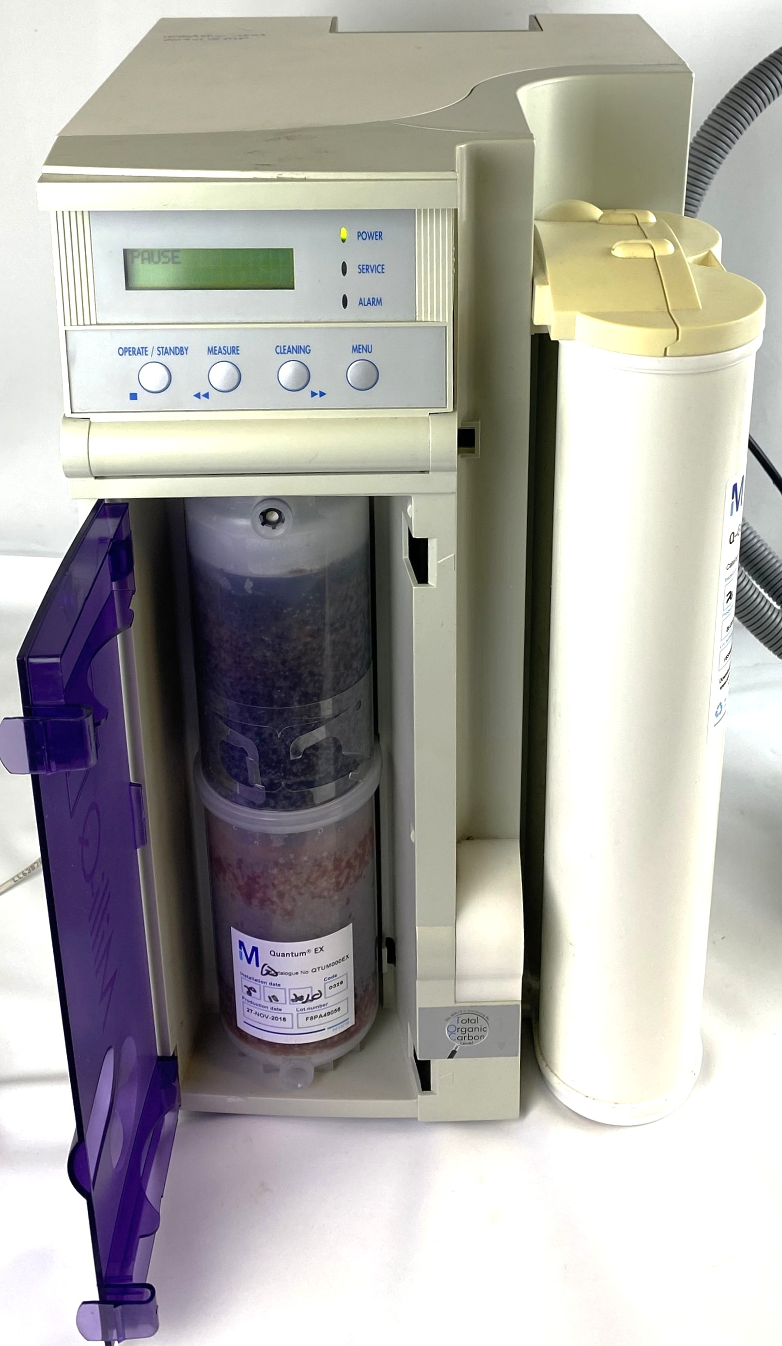 Used Millipore Milli-Q Gradient A10 Water Purifier with 2 Q-Pod Dispensers