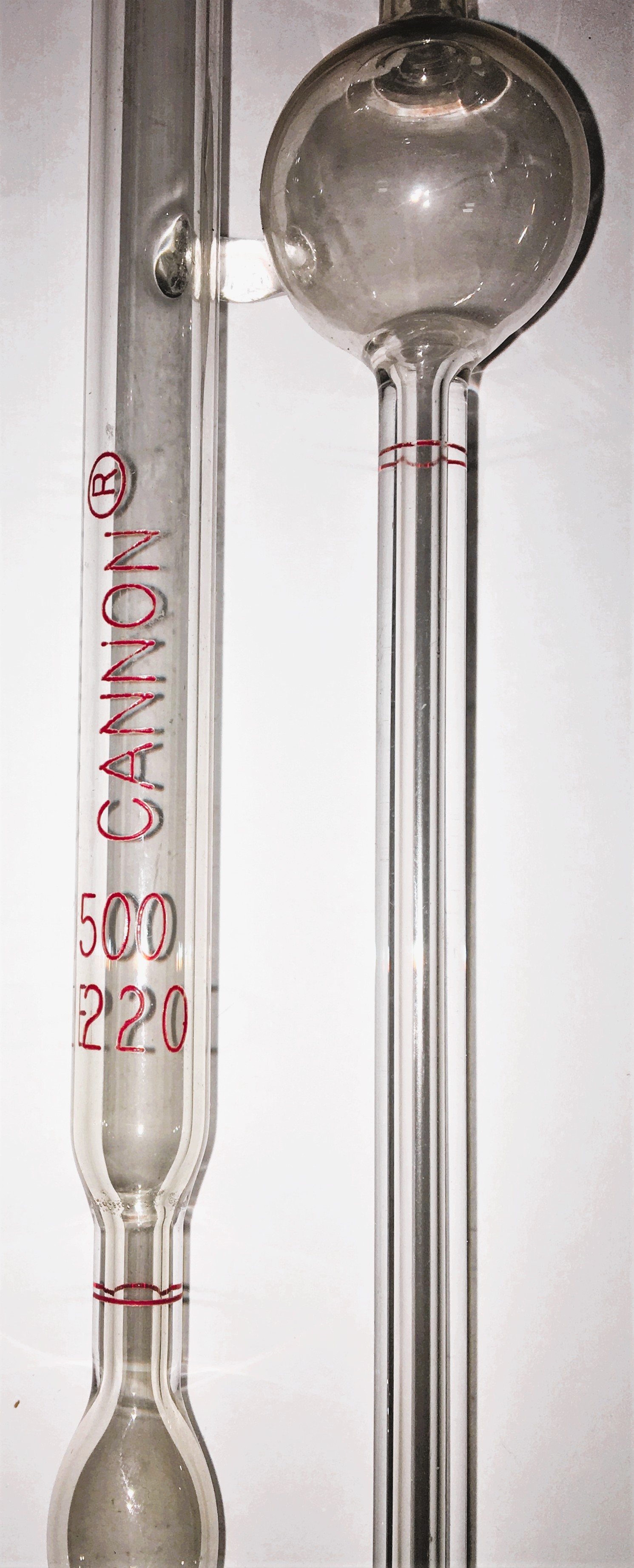 Used Cannon-Fenske CFOC-500 Opaque Viscometer Tube (Size 500)