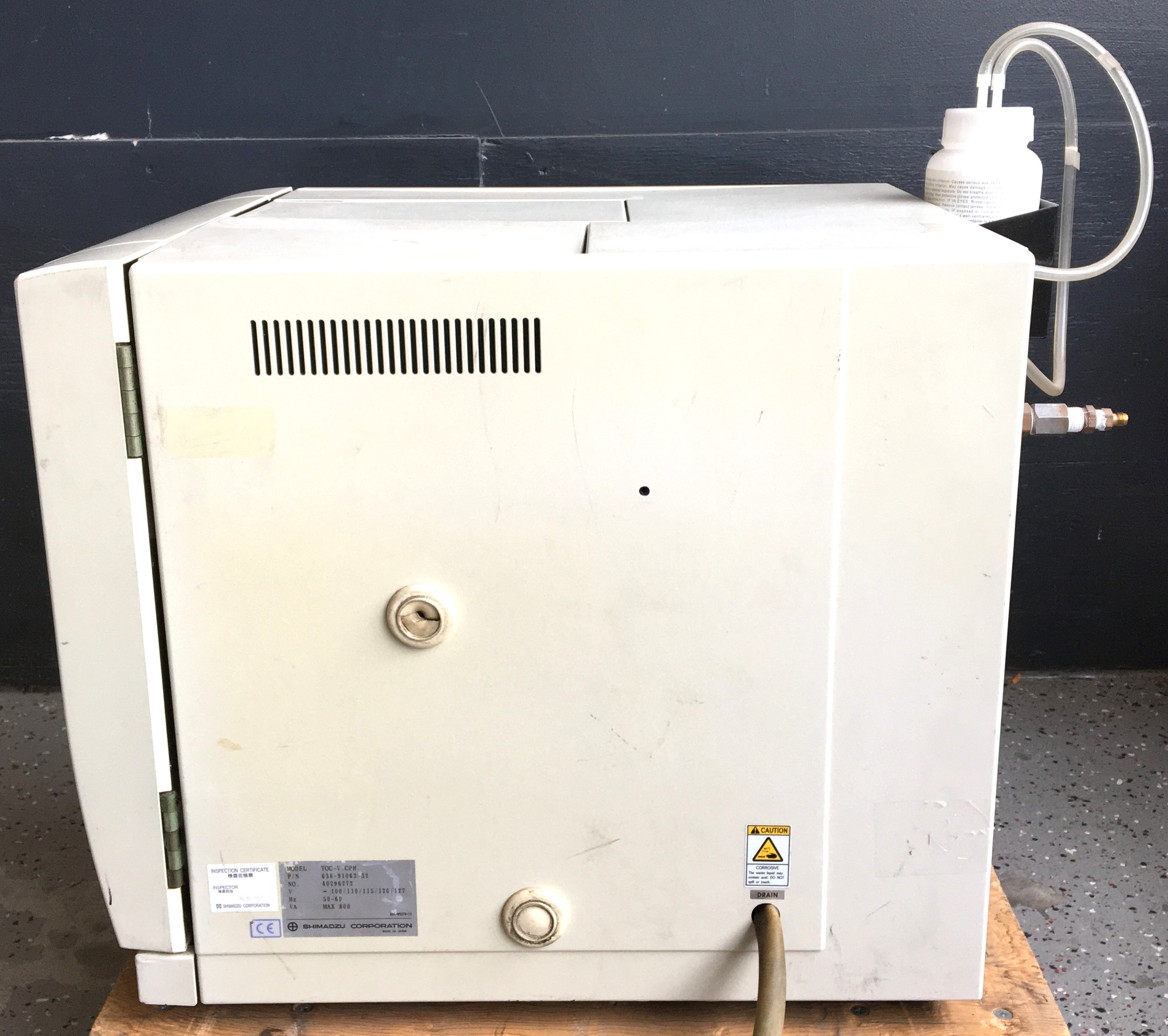 Used Shimadzu TOC-V CPH Analyzer with ASI-V Autosampler