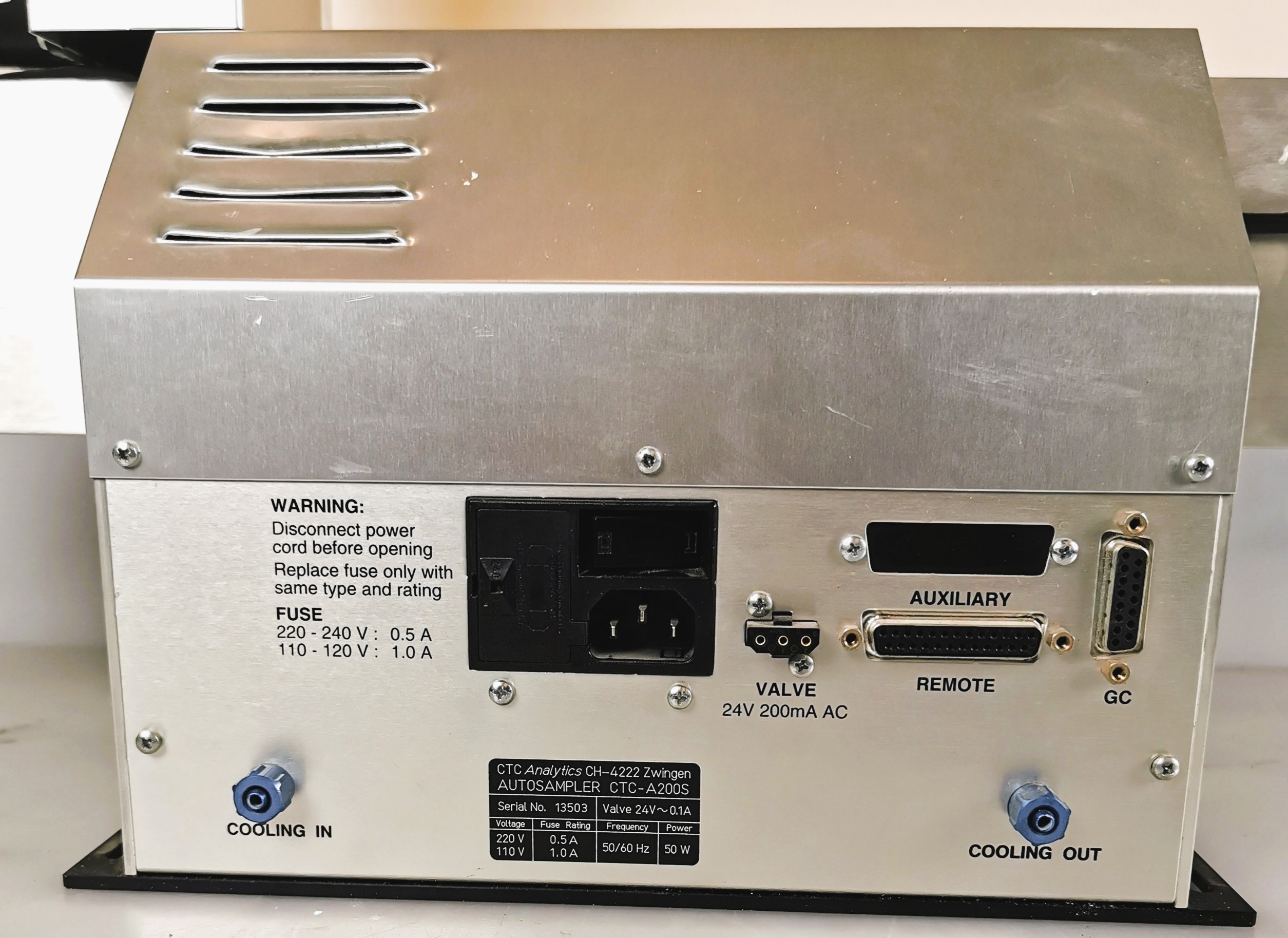 Used CTC Analytics CTC-AS200S Autosampler