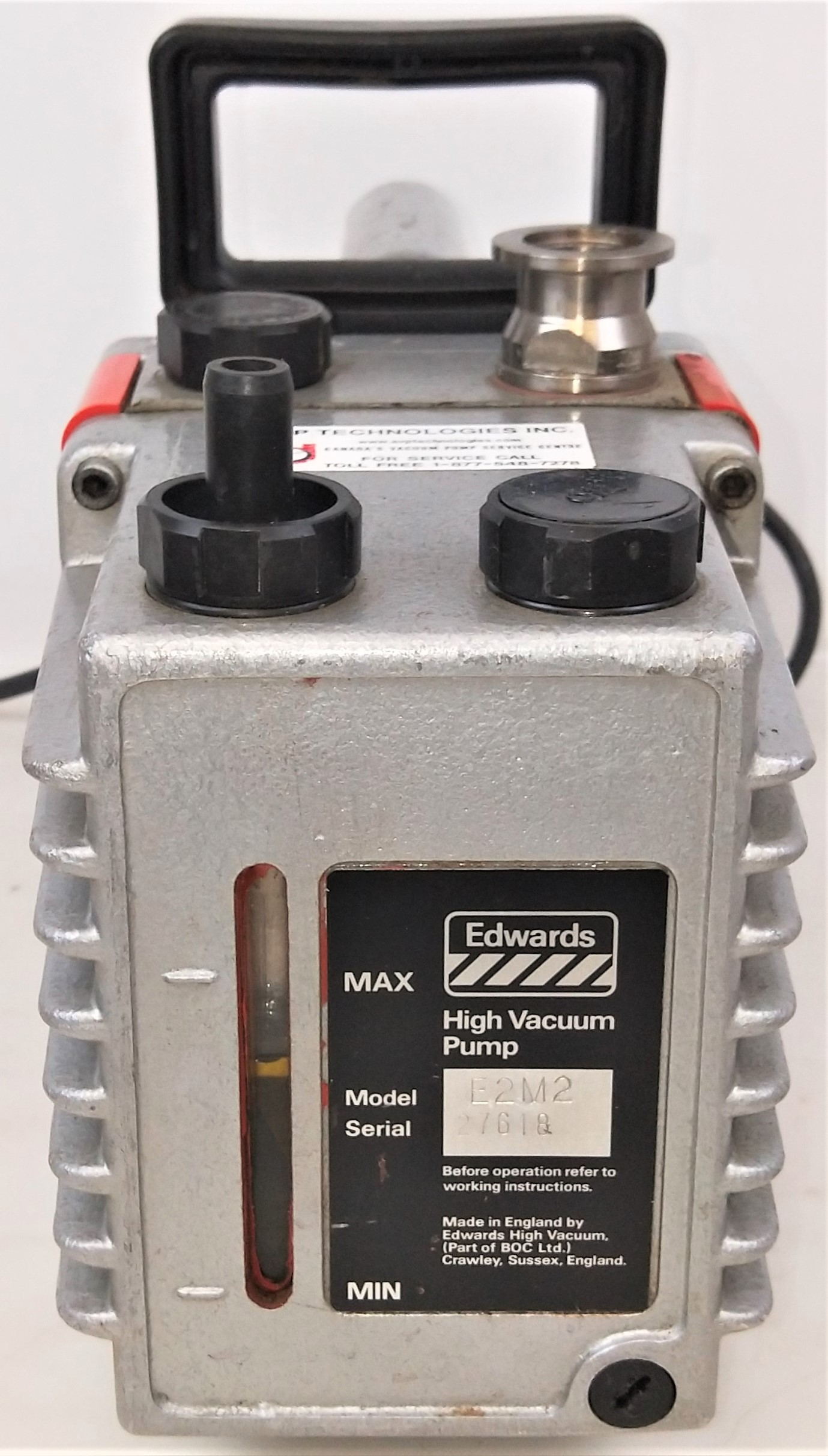 Used Edwards E2M2 Rotary Vacuum Pump - 2cfm