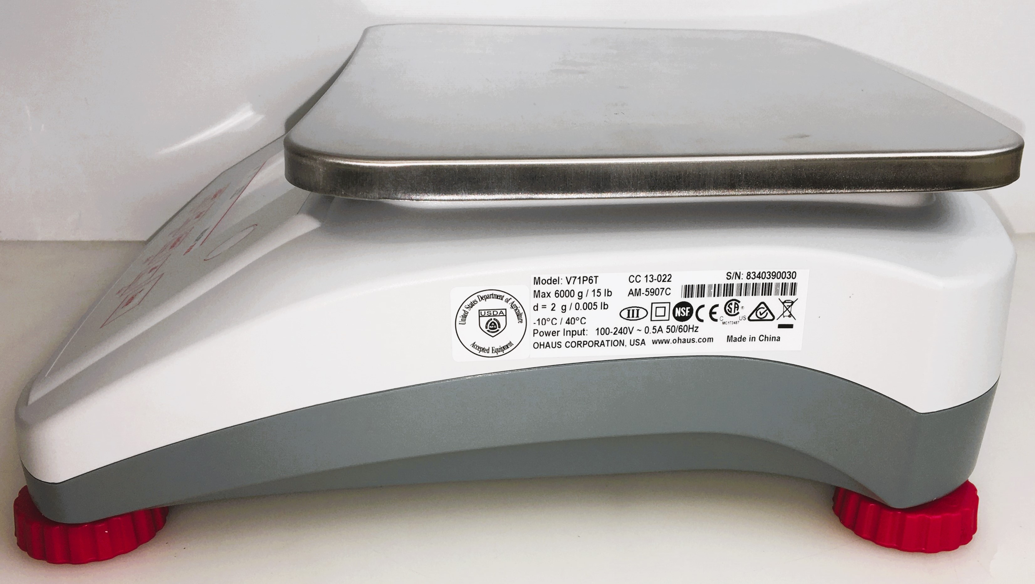 New Open Box Ohaus Valor 7000 Compact Balance (6000g x 2g / 15lb x 0.005lb) 