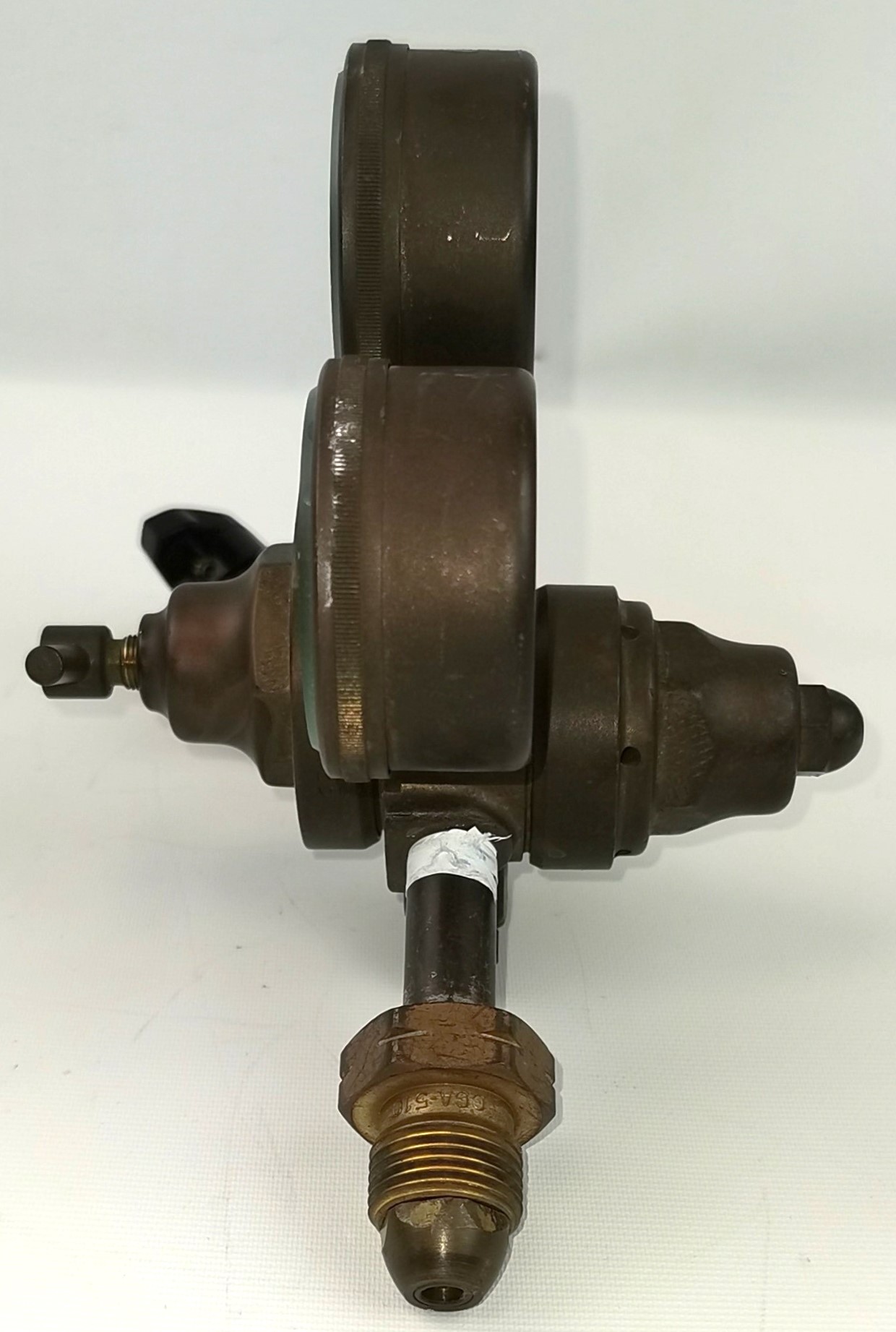 Used Victor VTS 200D Gas Regulator with Swagelok B-43XS4 Valve (CGA 510)
