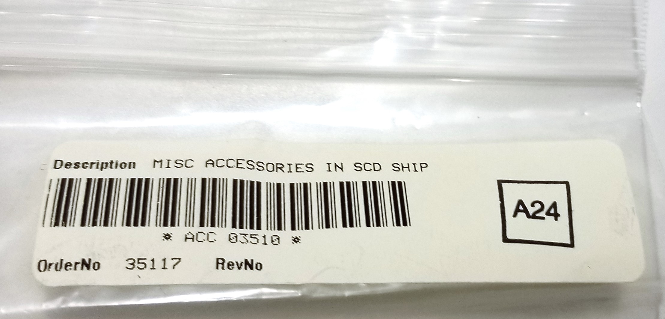 New Open Box Agilent PRO-8-4 and 35117 SCD Tube Assembly and Parts
