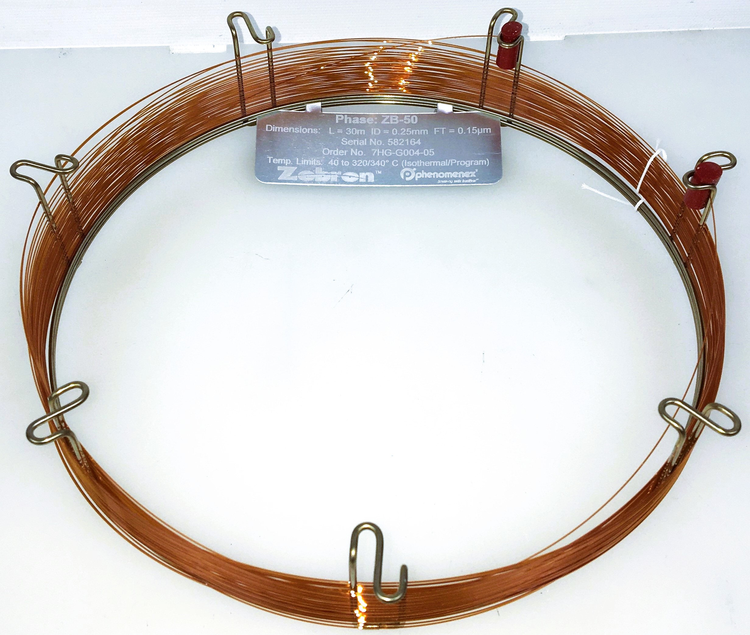 New Open Box Zebron ZB-50 (7HG-G004-05) Capillary Column (30M x 0.25mm x 0.15 µm)