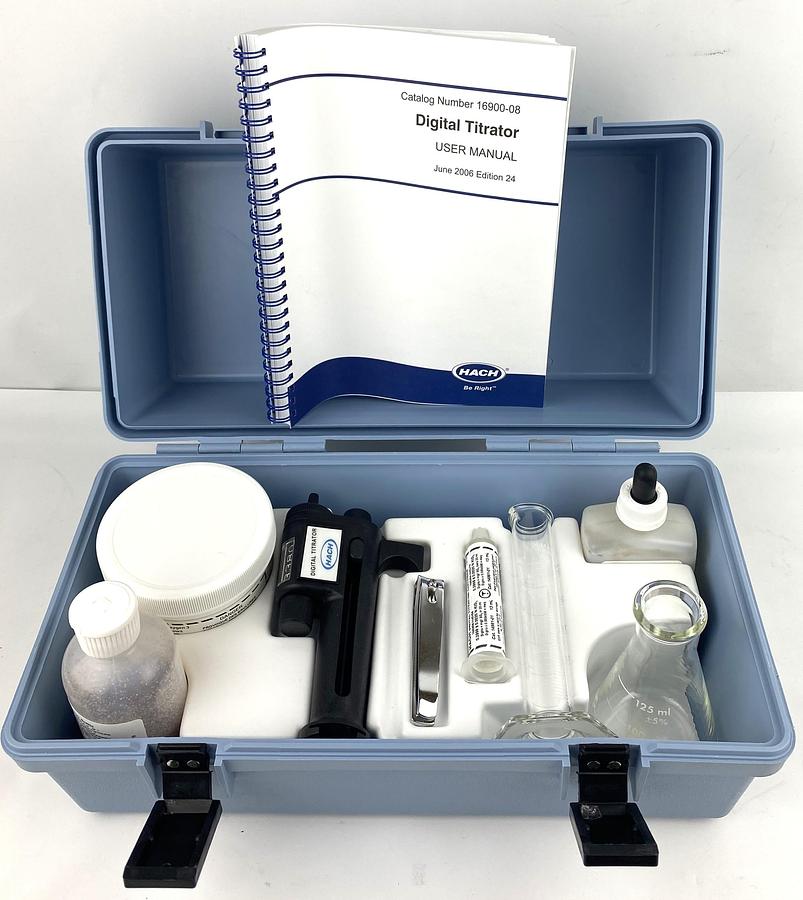 Used Hach 16900-08 Digital Titrator with SU-DT Sulfite Test Kit