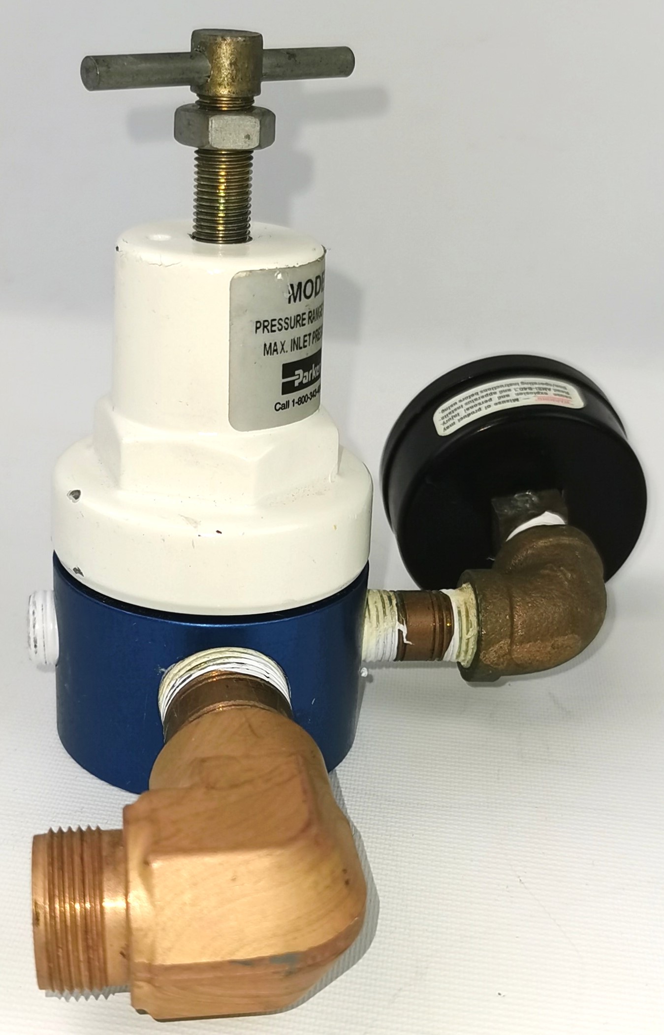 Used Parker Balston 64-10 Membrane Air Dryer with 72-130 In-Line Pressure Regulator