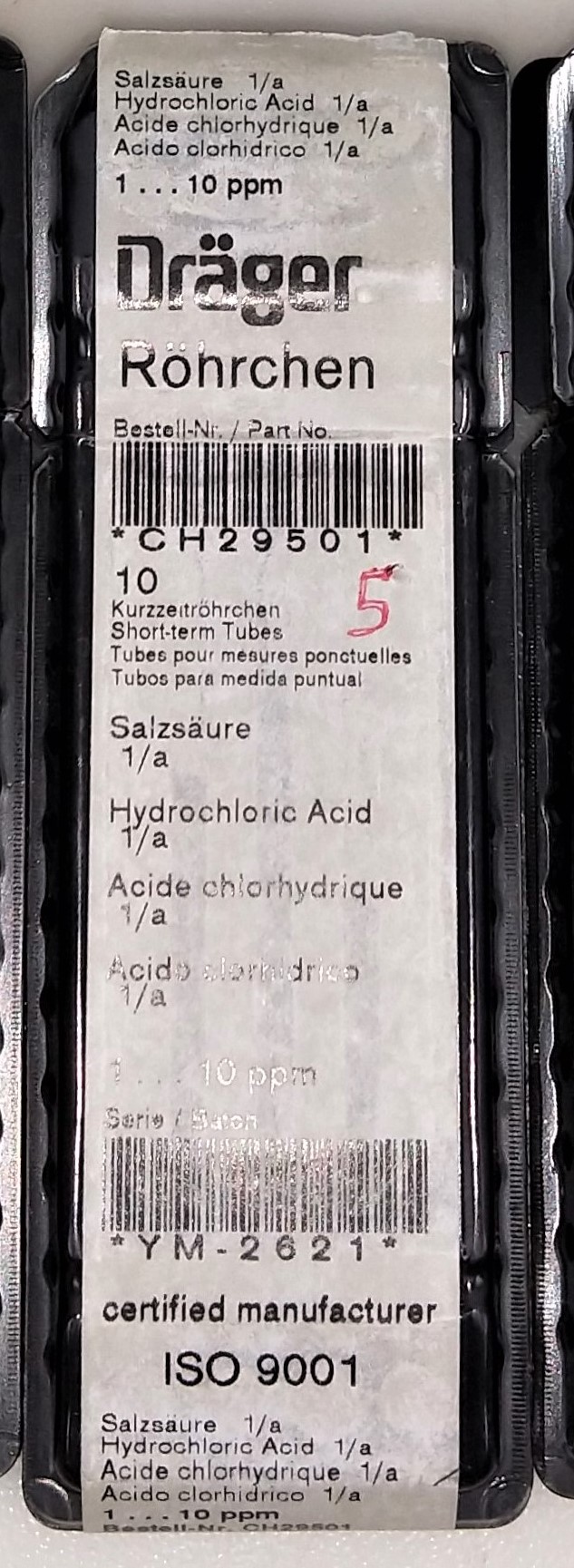 Used Draeger Model 31 Multi-Gas Detector Pump with Case and Assorted Tubes