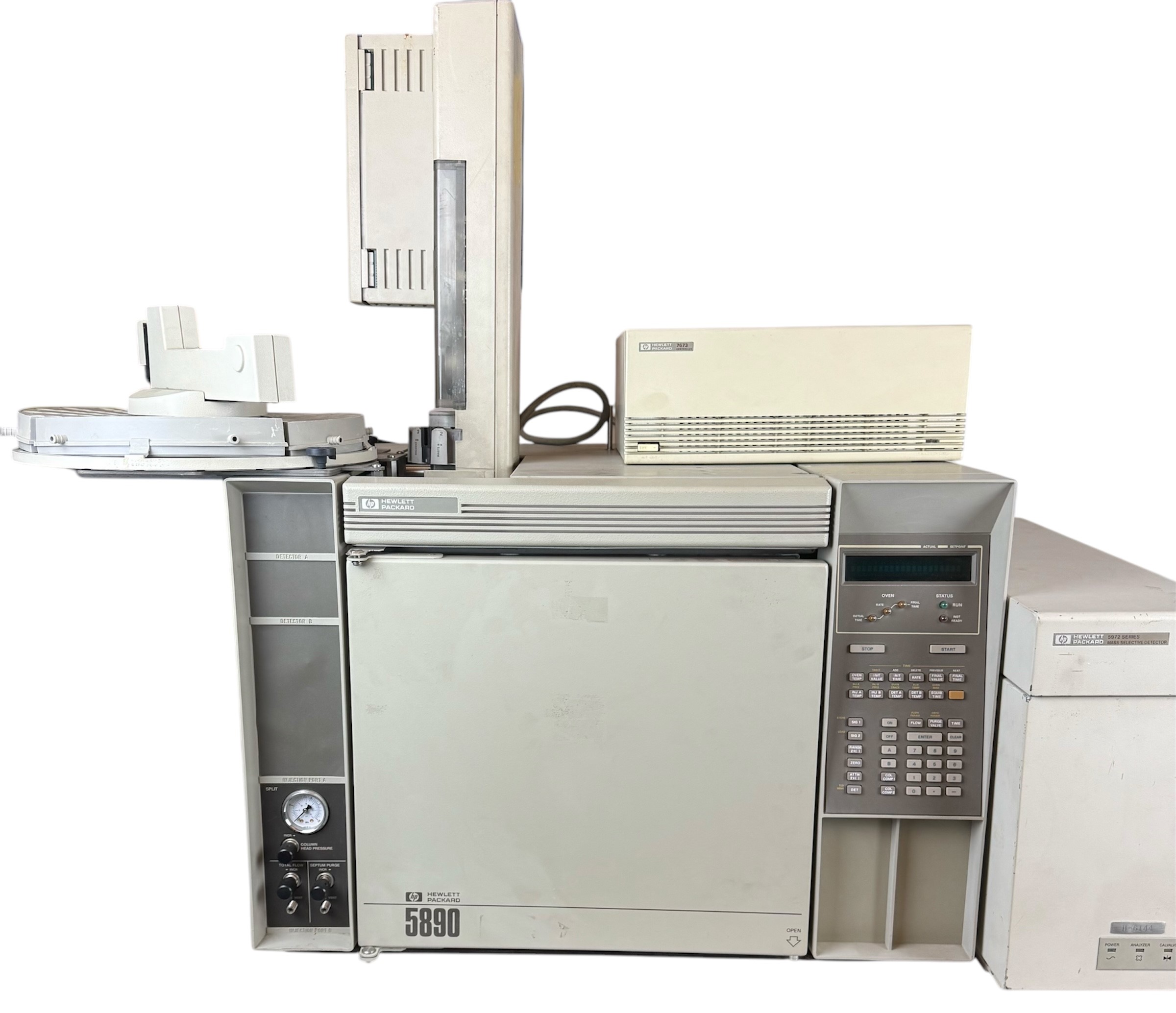 As is Hewlett Packard 5890-5972 GC-MS System with Computer