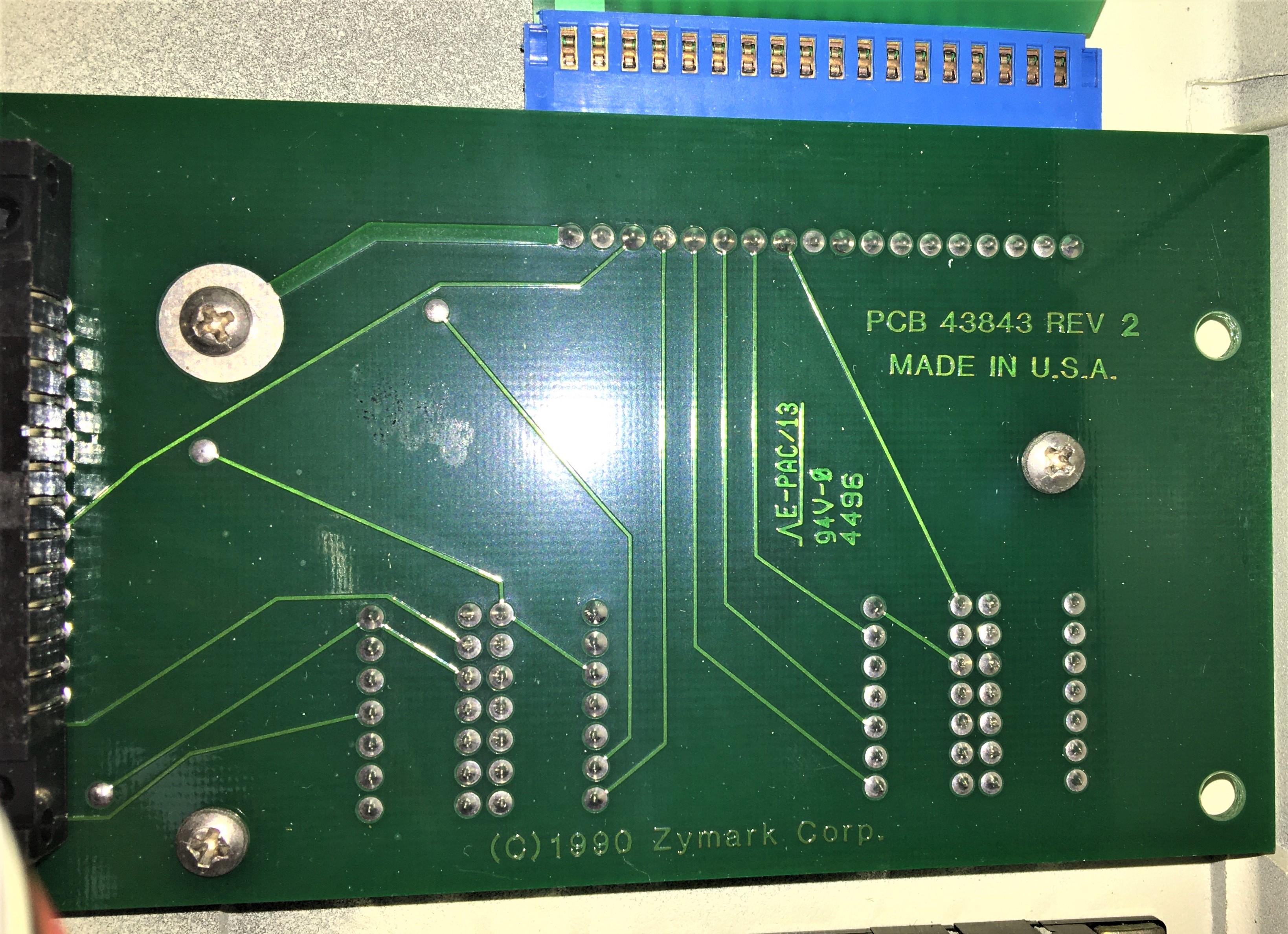Used Zymark TurboVap LV Control Board - PCB P/N 43843 (Rev 2)