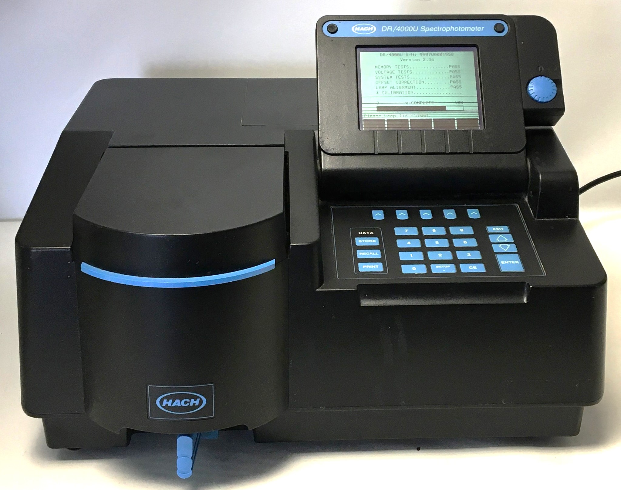 Used Hach DR/4000U Scanning, UV-Visible Spectrophotometer with Accessories (190 to 1100nm)