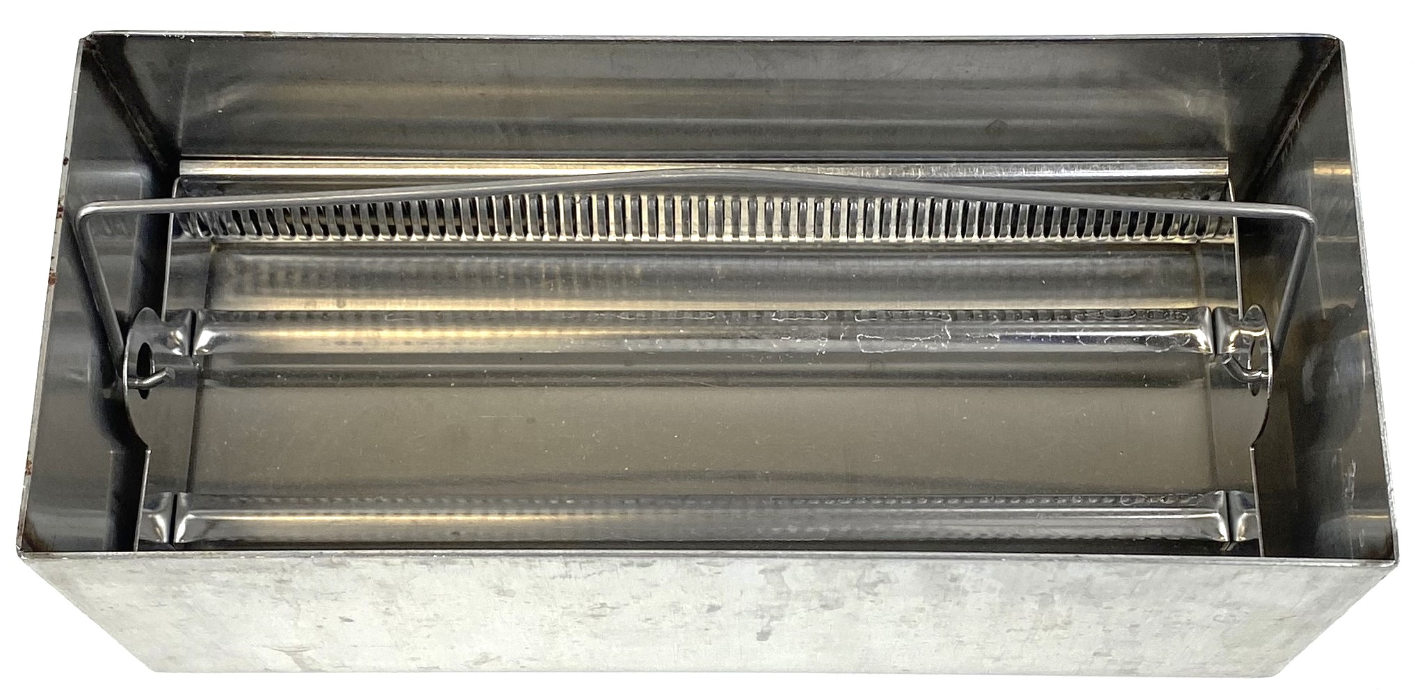 Used Eisco BI0106B Aluminum Staining Rack (50 Slide)