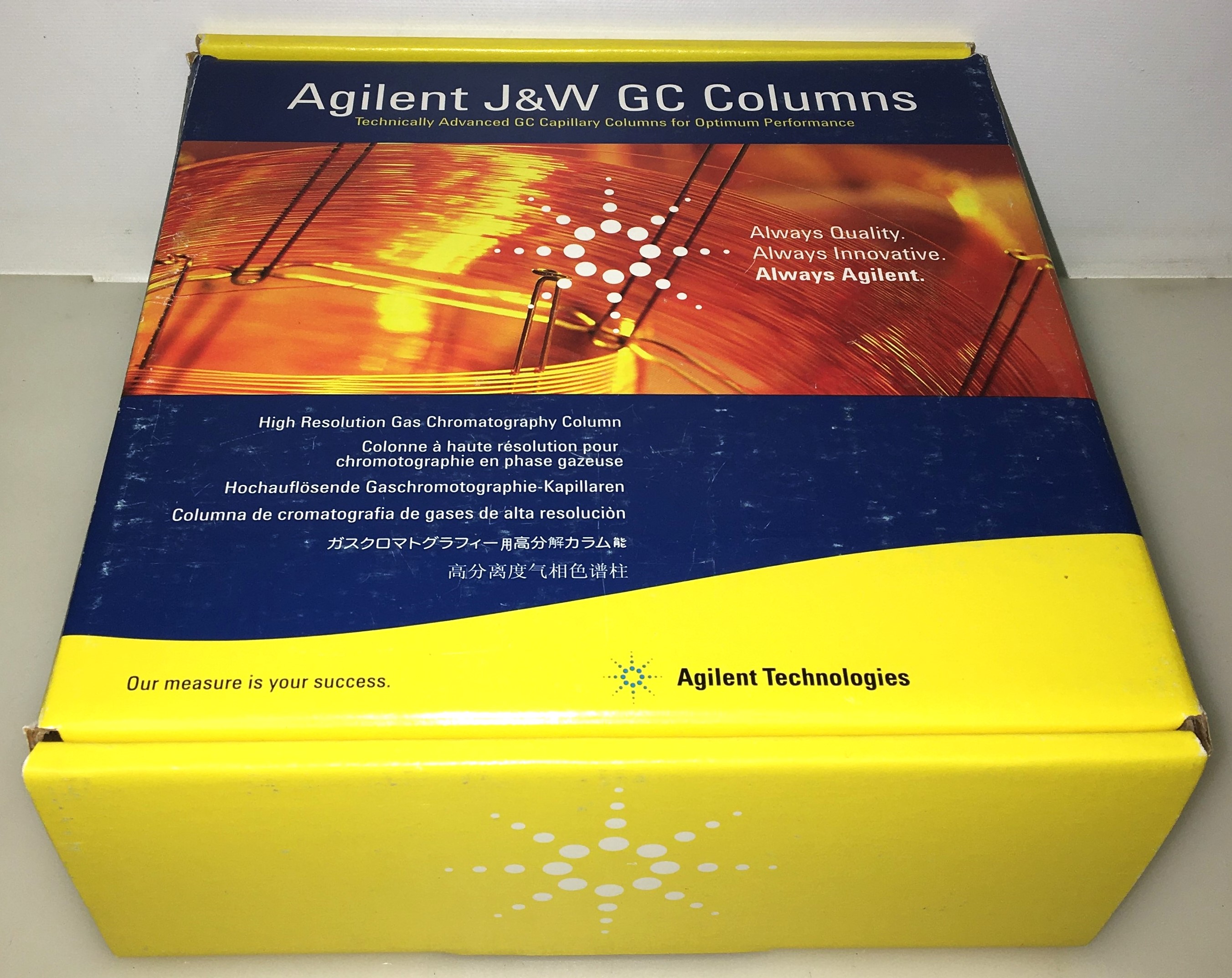 New Open Box Agilent HP-1/SIMDIST (19015Z-221) Capillary Column (15M x 0.53mm x 0.15µm)