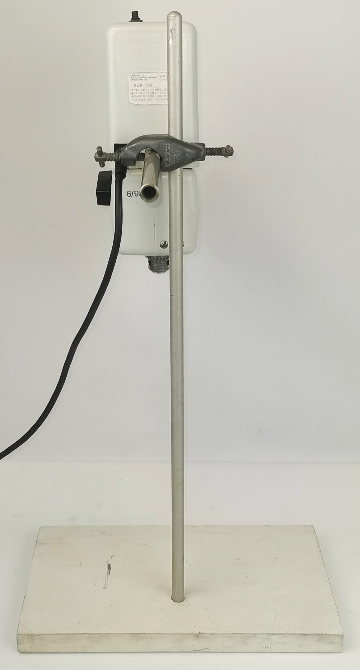 Used Caframo RZR50 Overhead Stirrer with Stand