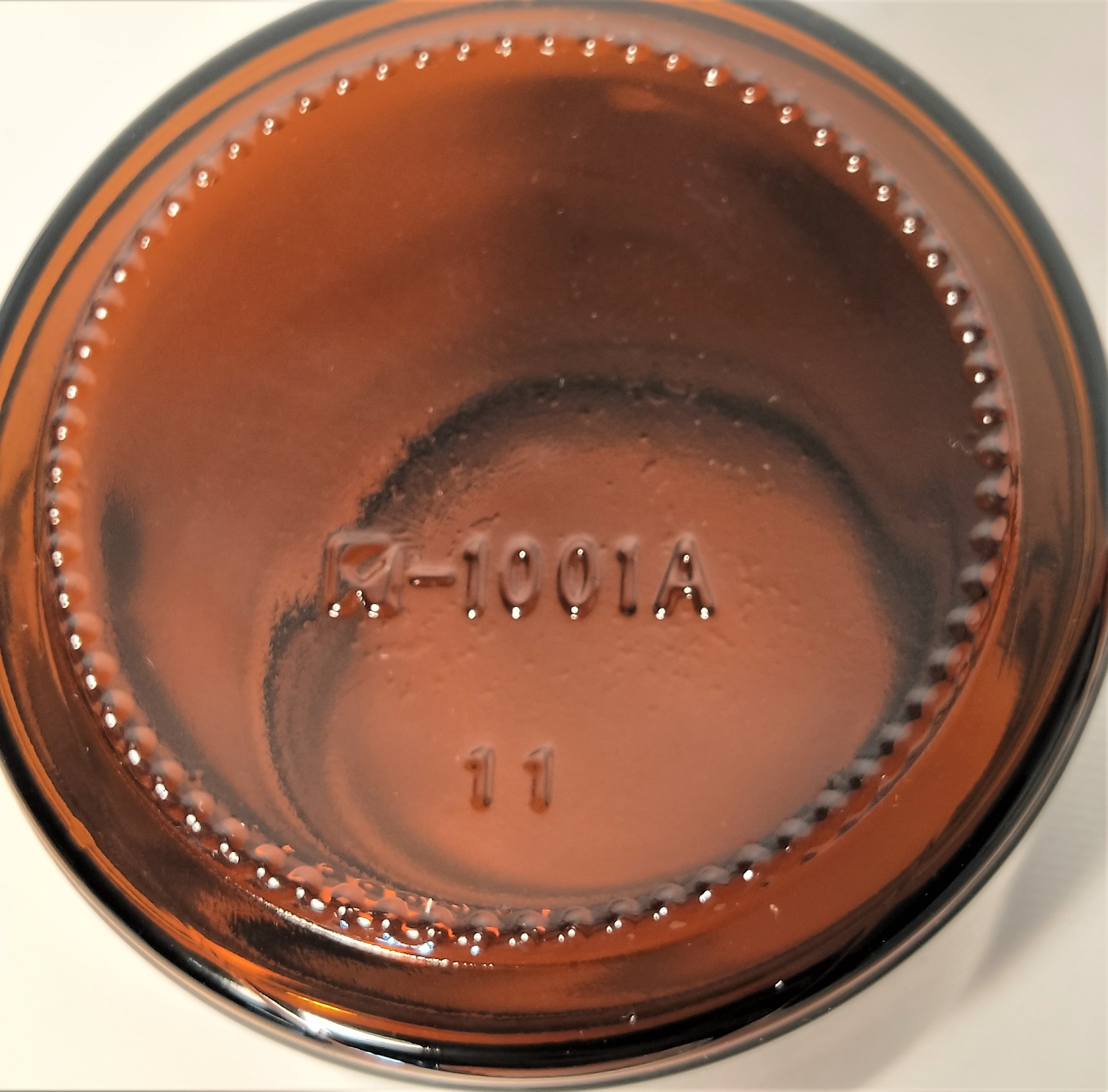 New Open Box Lot of Amber Glassware and Plasticware - Bottles and Jars