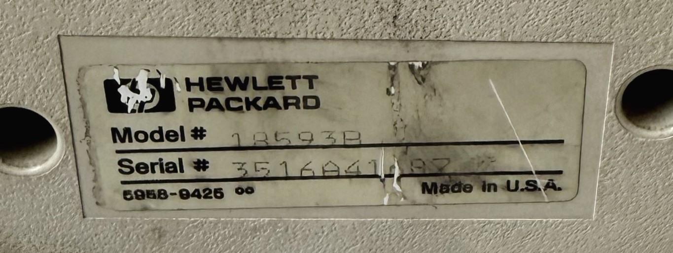 As is Hewlett Packard 5890-5972 GC-MS System with Computer