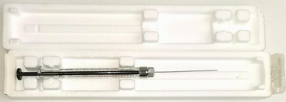 Used Hamilton 81265 Gastight (#1750RNR) 500μL Injection Syringe