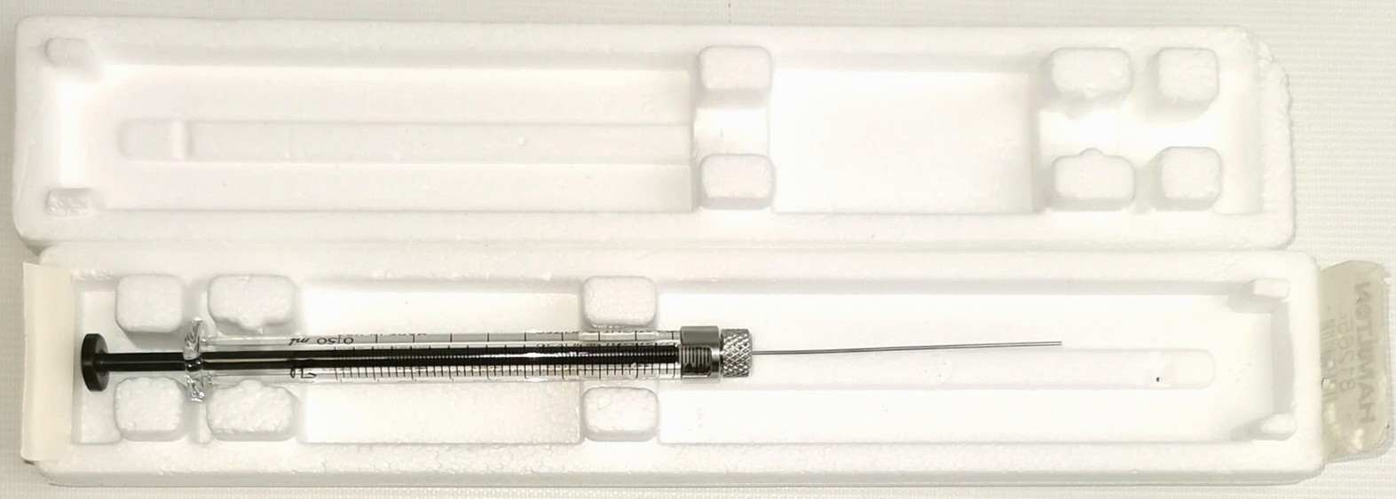 Used Hamilton 81265 Gastight (#1750RNR) 500μL Injection Syringe