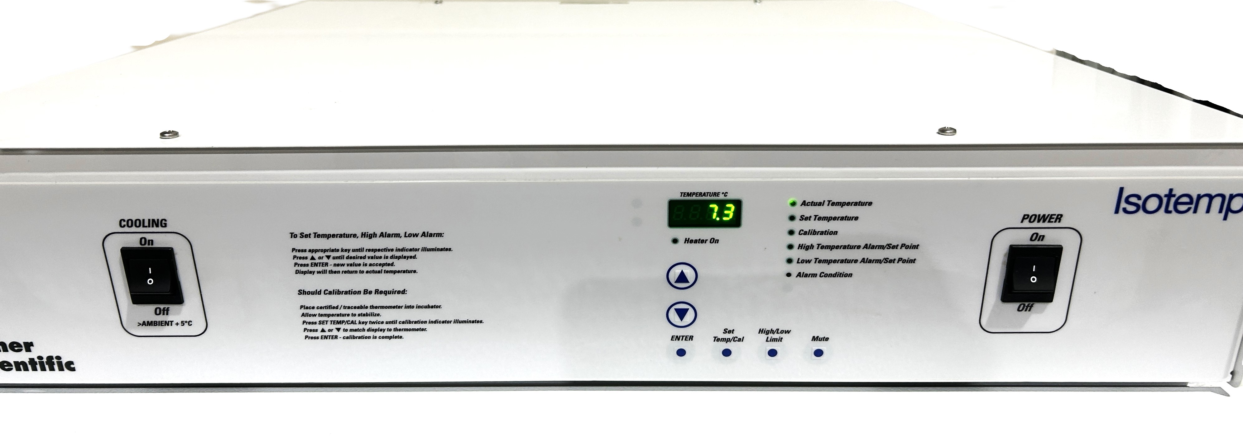 New Open Box Fisher Isotemp 3720A Refrigerated BOD Incubator (20 Cu-Ft)