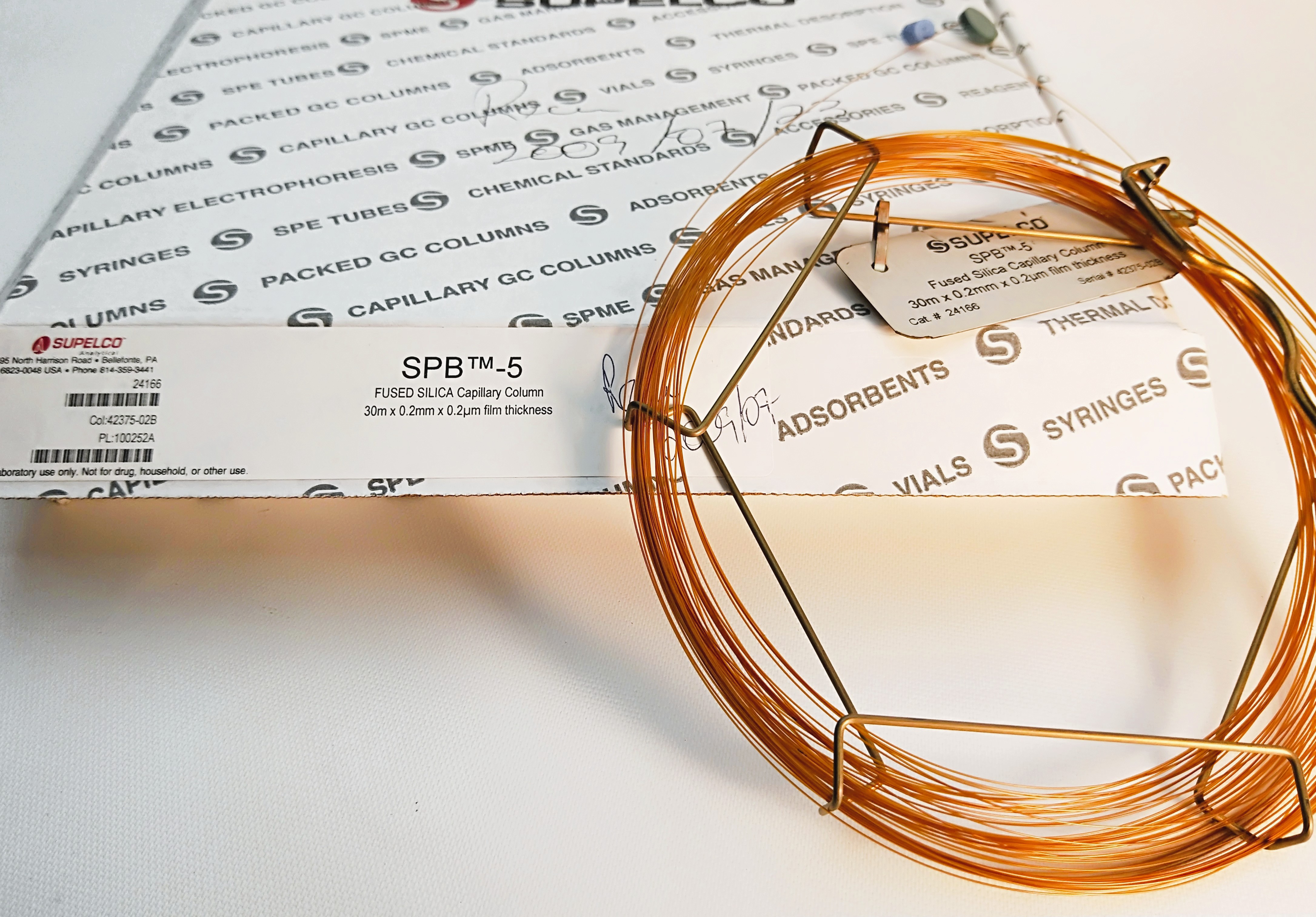 Used Supelco SPB-5 (24166) Capillary Column (30M x 0.2mm x 0.25µm)